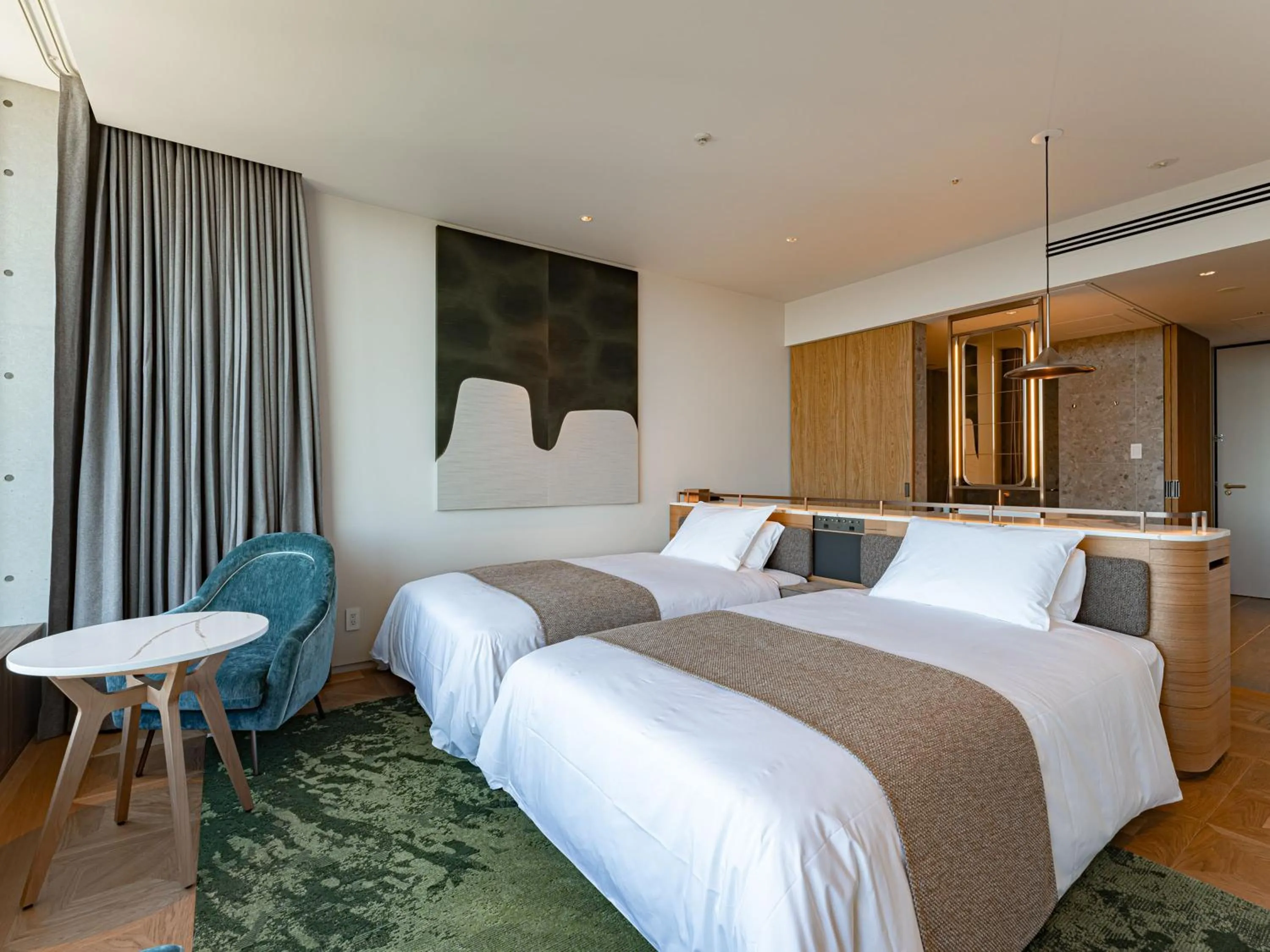 Photo of the whole room, Bed in GREENITY IWATA