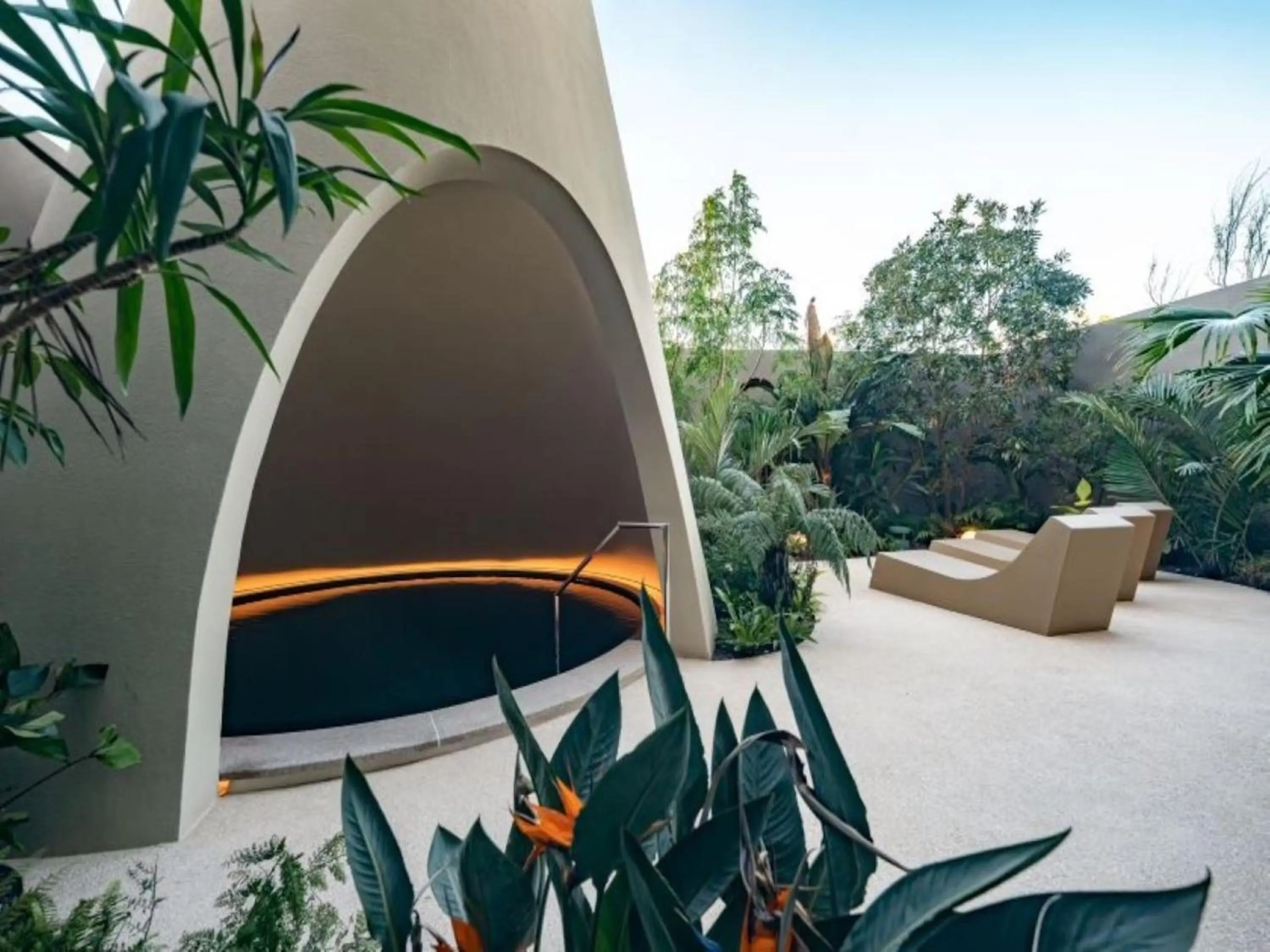 Hot Spring Bath in GREENITY IWATA