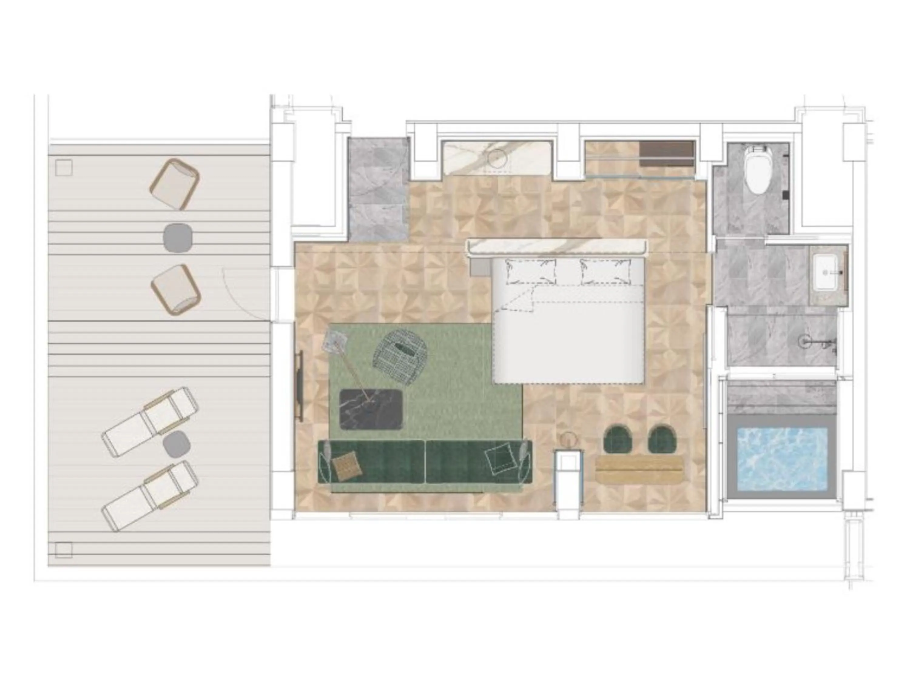 Floor plan in GREENITY IWATA