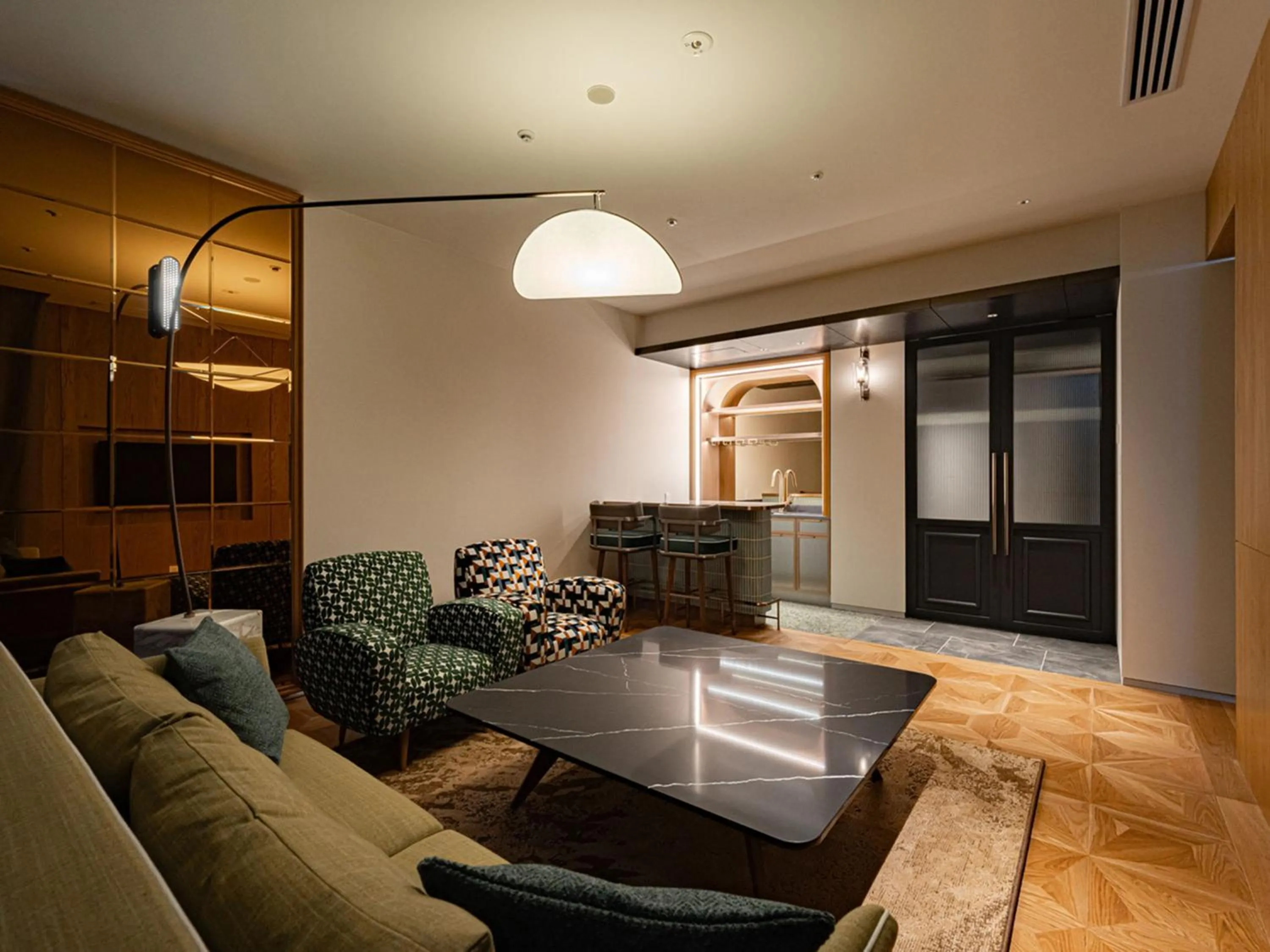 Seating area in GREENITY IWATA