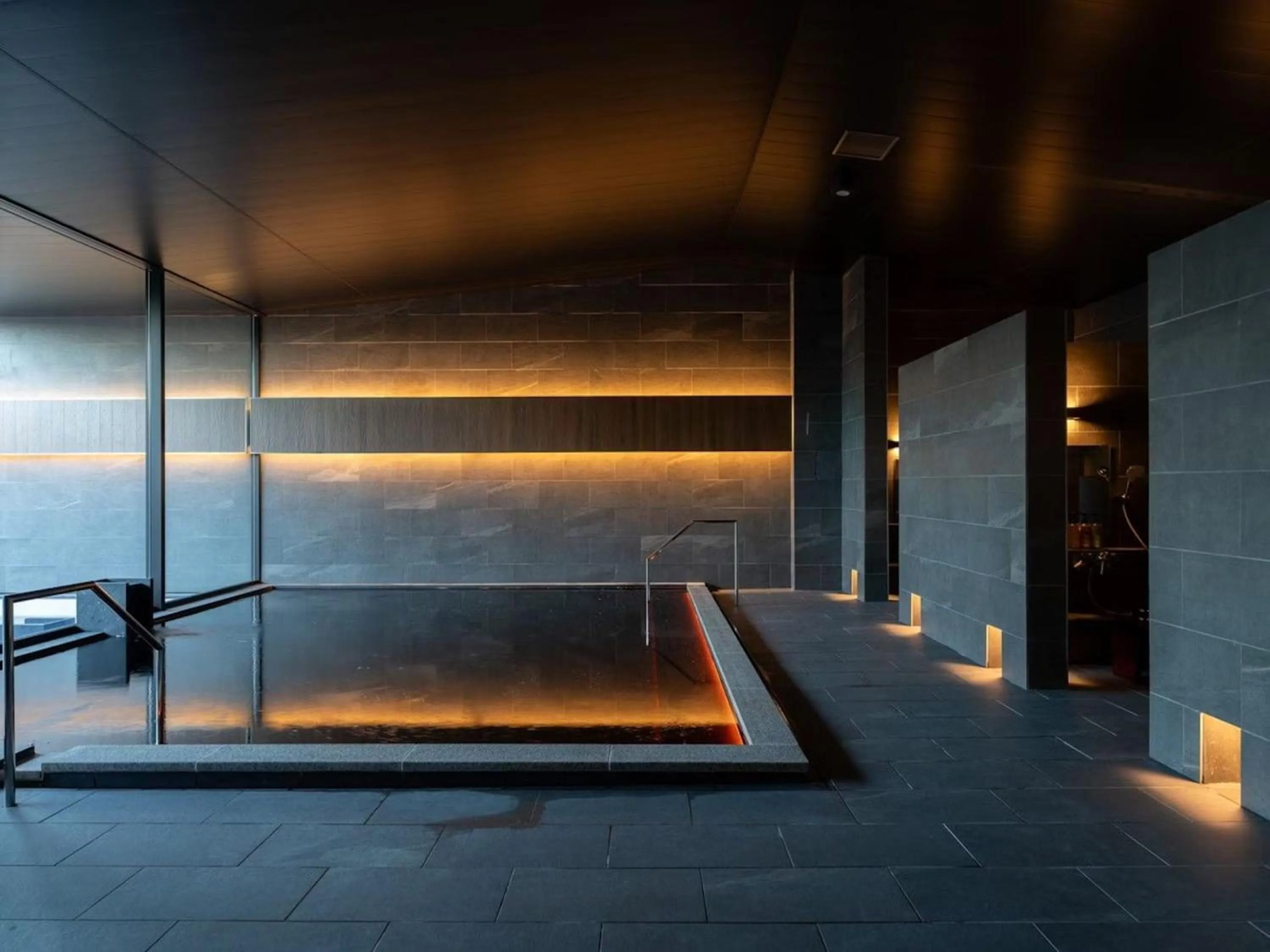 Hot Spring Bath in GREENITY IWATA