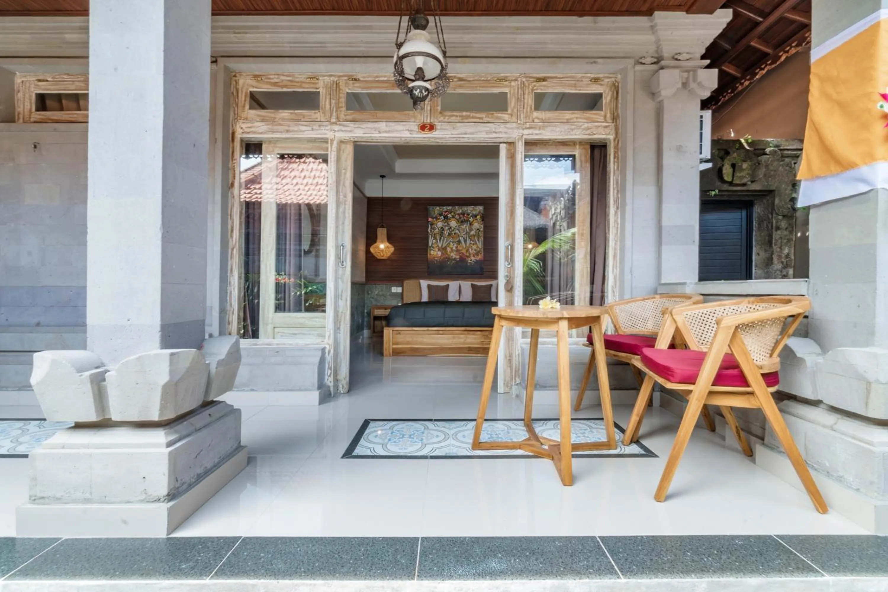 Bed in Tama Homestay