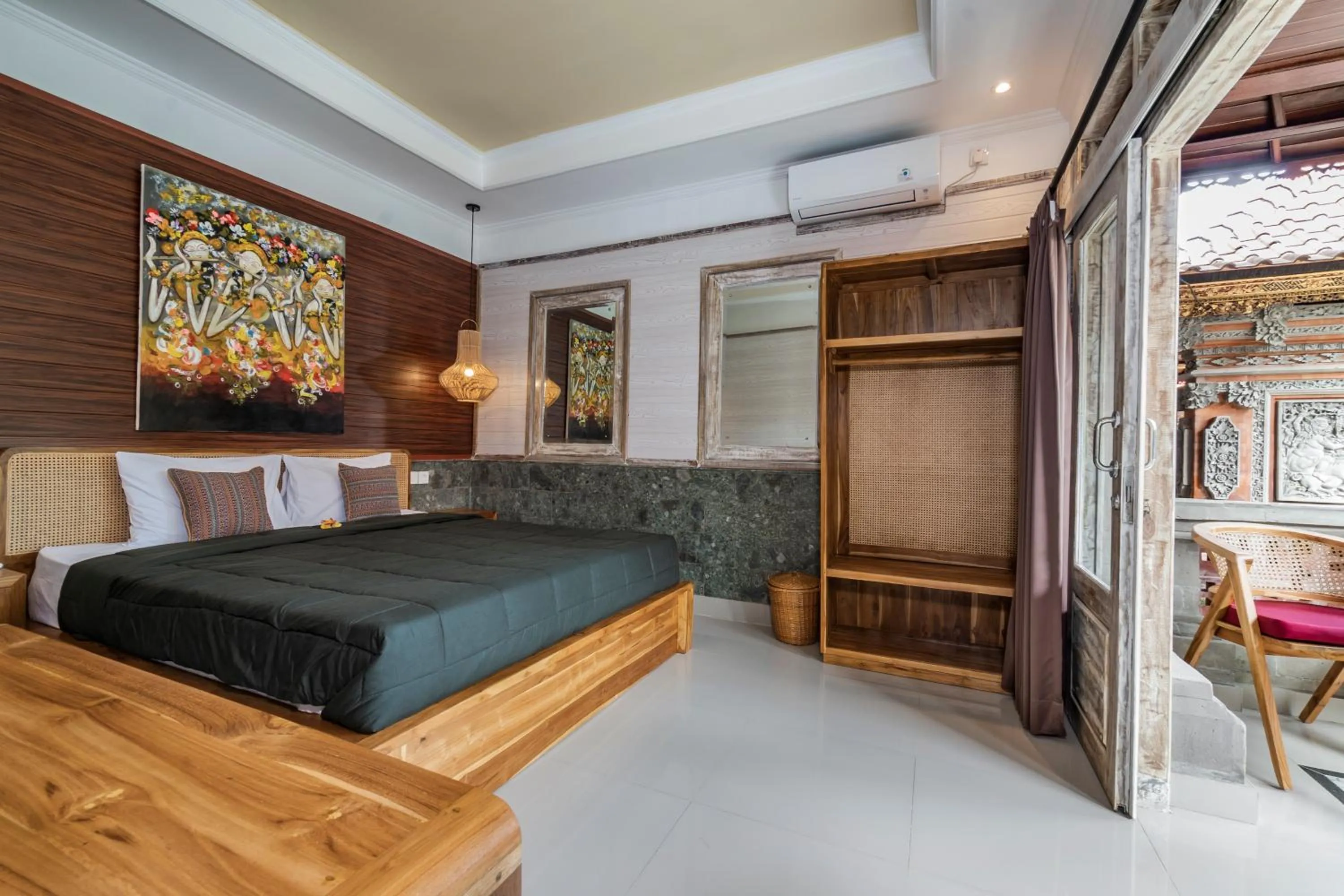 Bed in Tama Homestay
