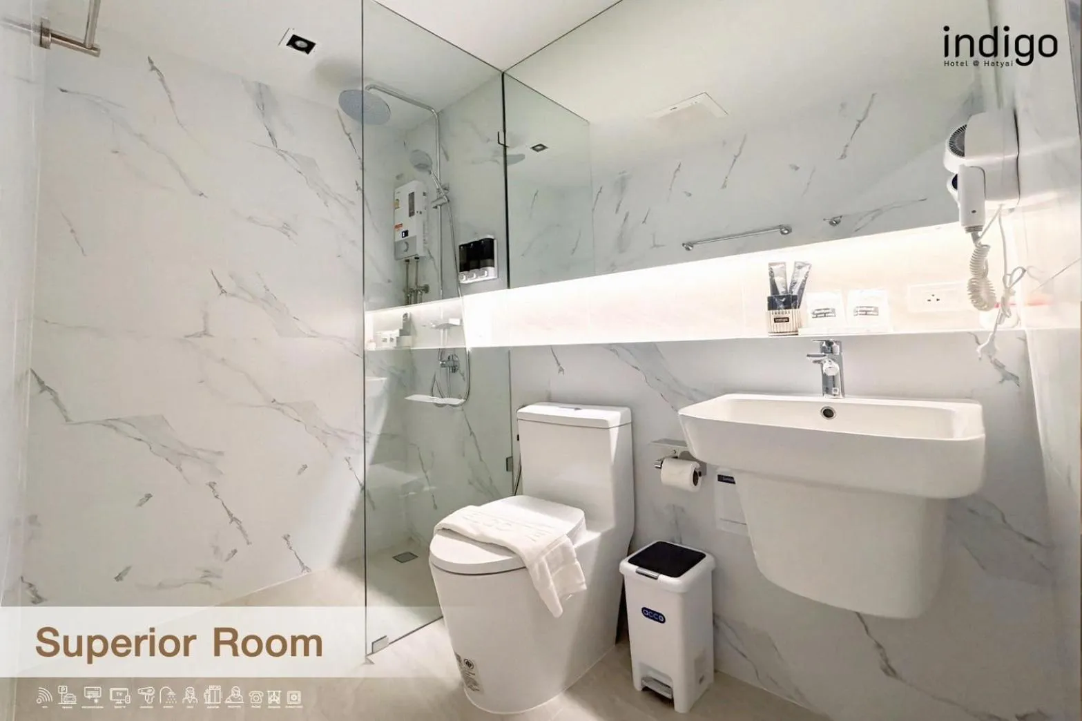 Bathroom in indigo Hotel Hatyai