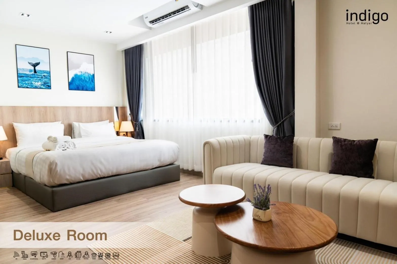 Bed in indigo Hotel Hatyai