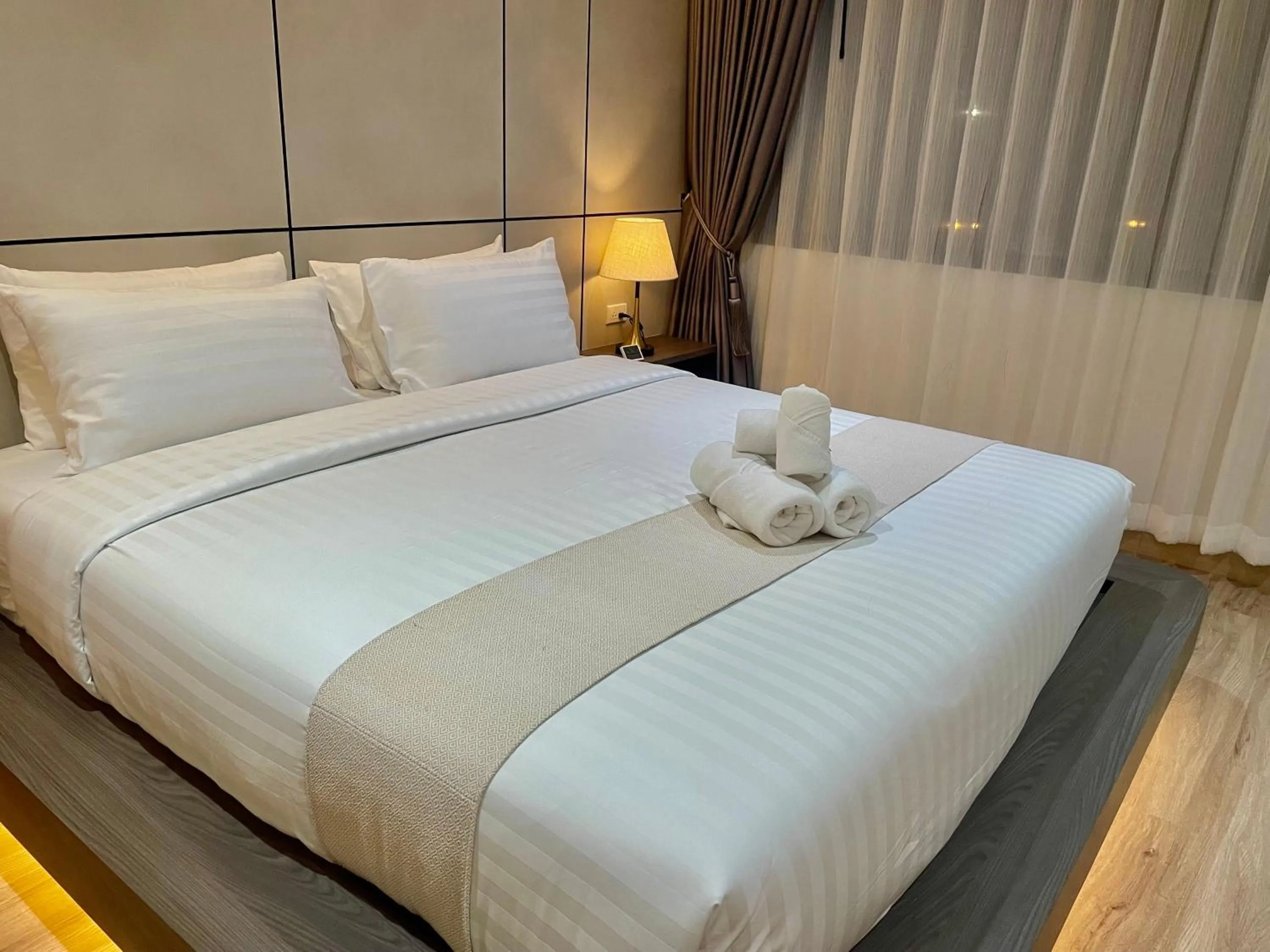 Bed in indigo Hotel Hatyai