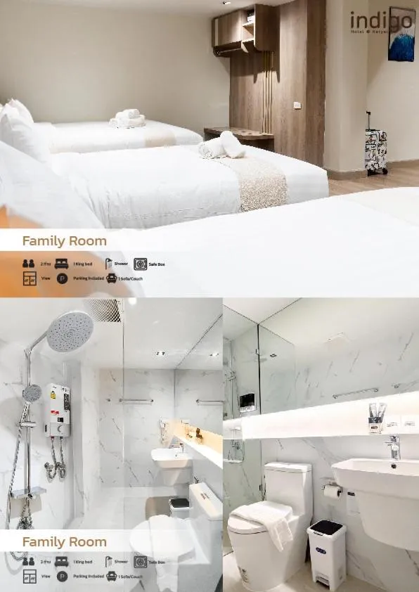 Bed in indigo Hotel Hatyai