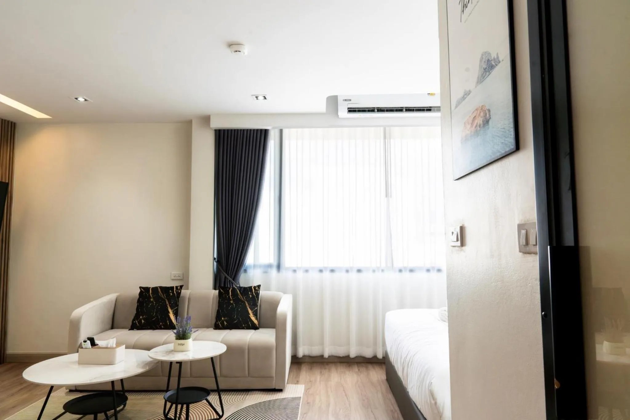 Seating area, Bed in indigo Hotel Hatyai