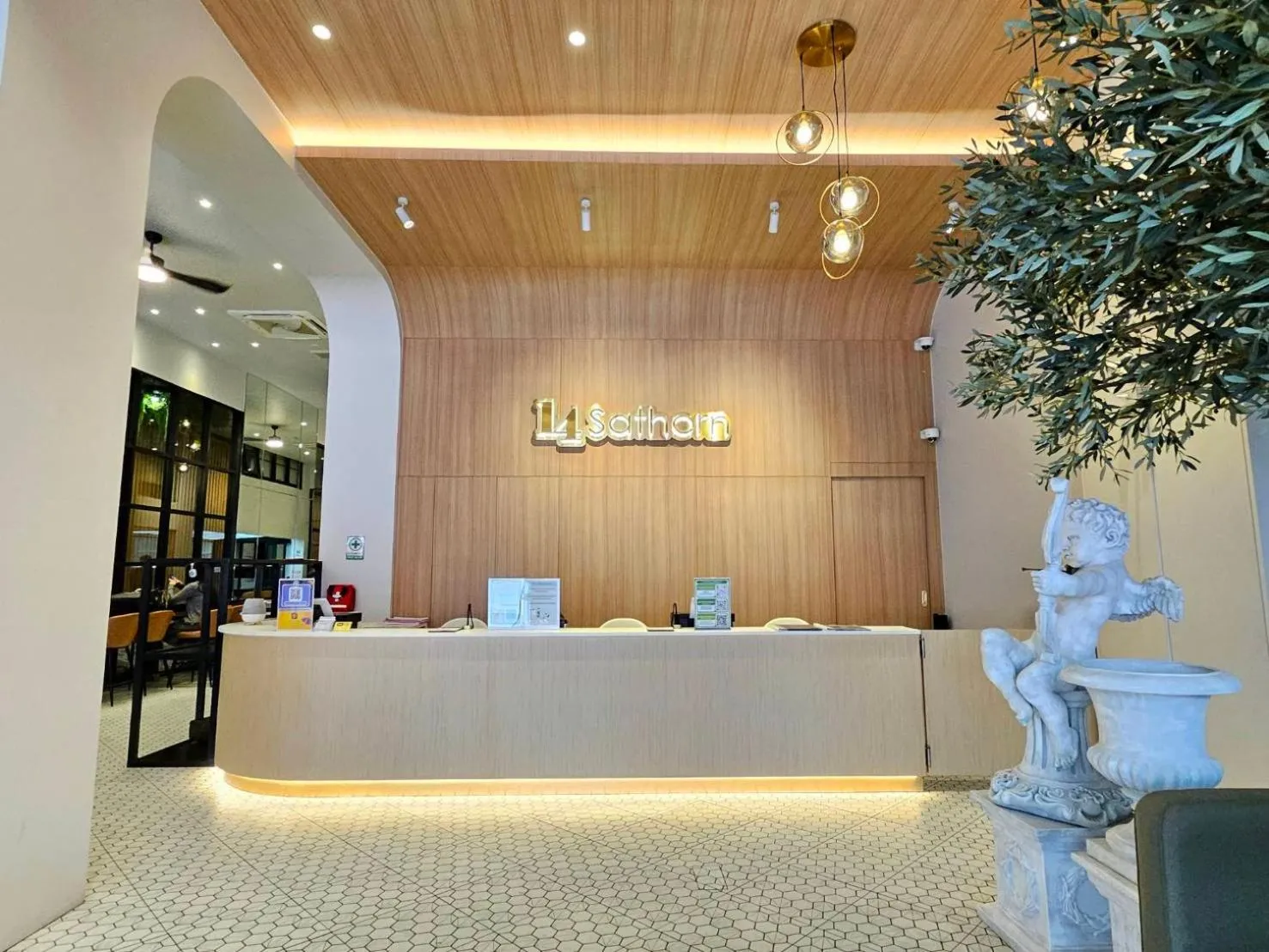 Lobby or reception in 14 Sathorn Hotel