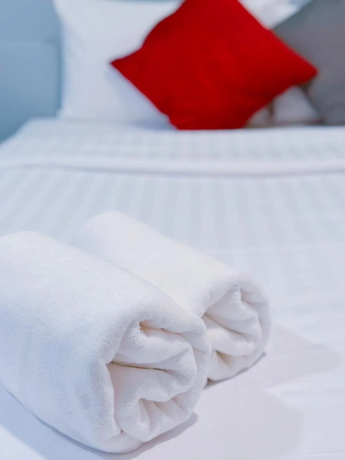 Bed in 14 Sathorn Hotel