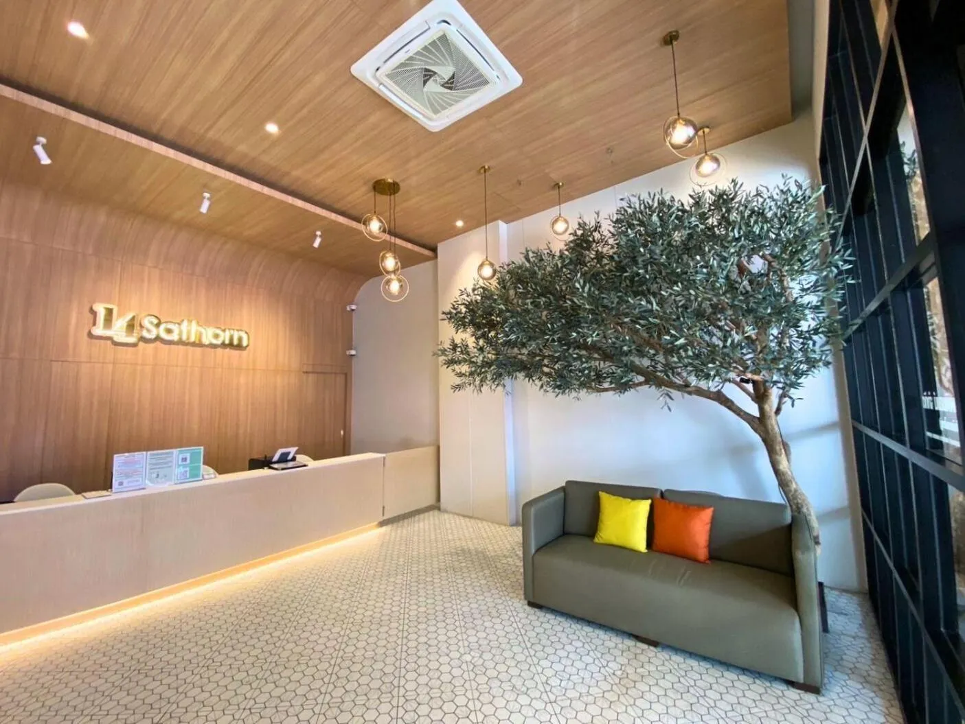 Lobby or reception in 14 Sathorn Hotel