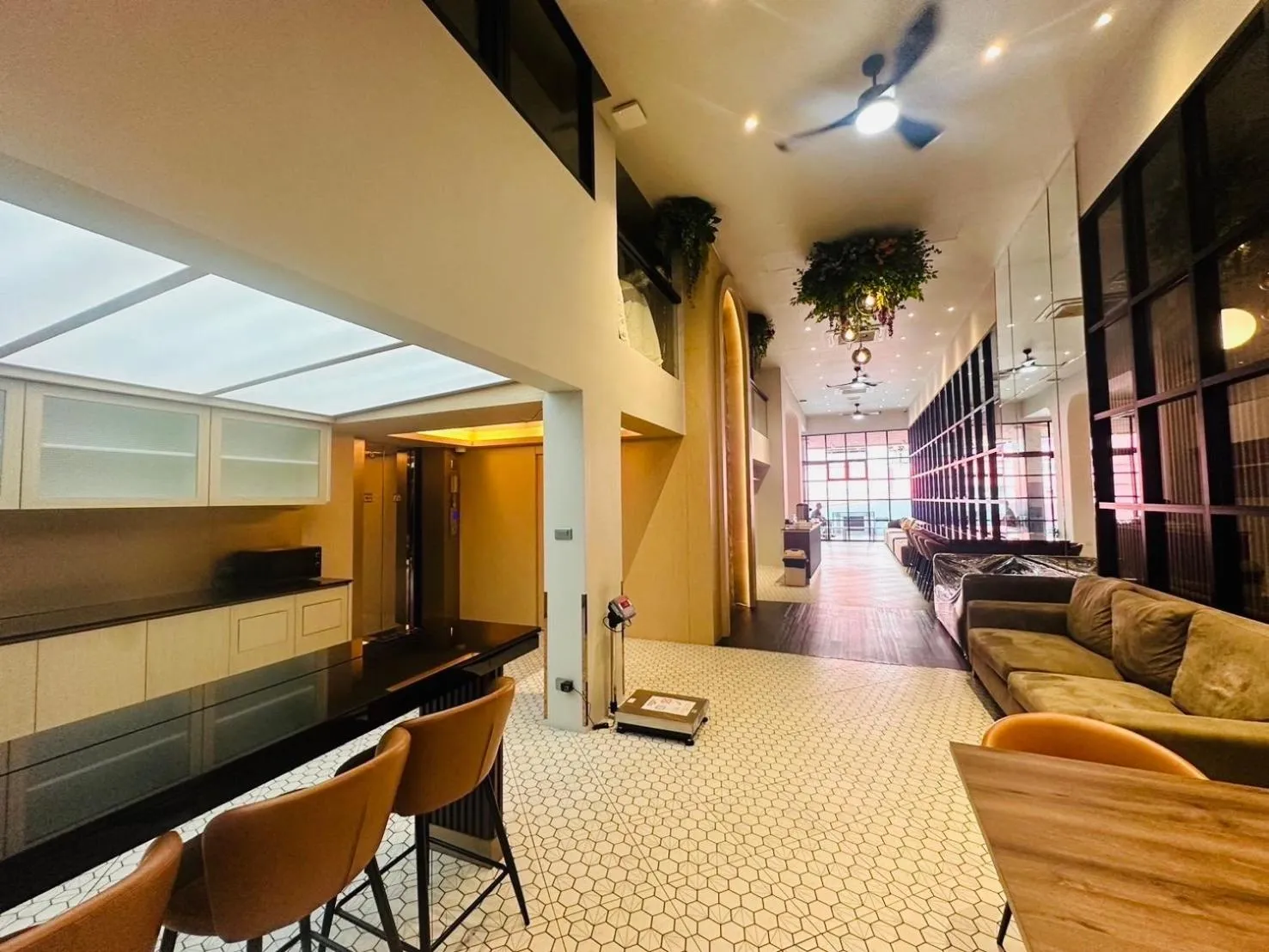 Seating area in 14 Sathorn Hotel