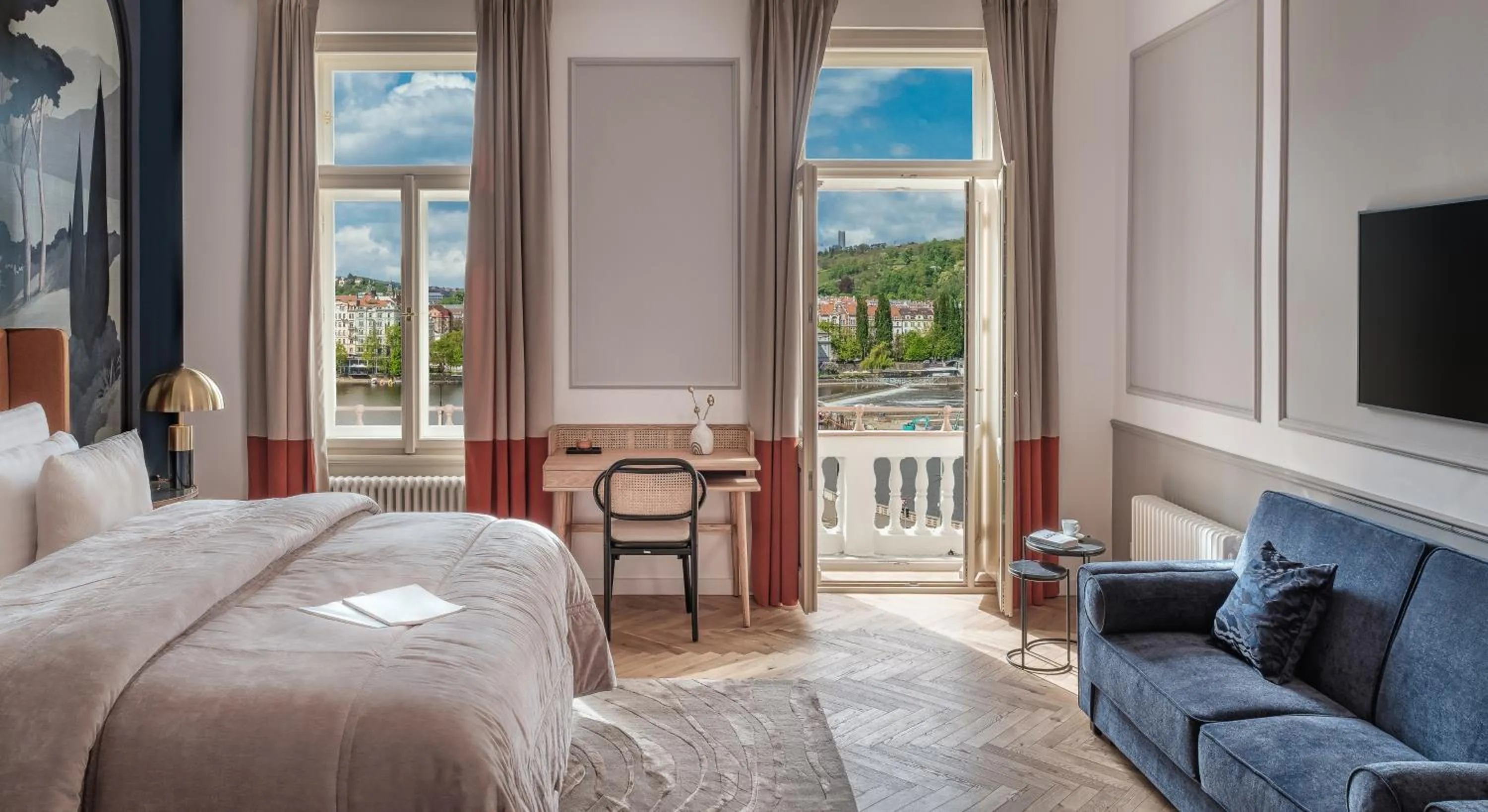 Bed in River Dance Suites by Adrez