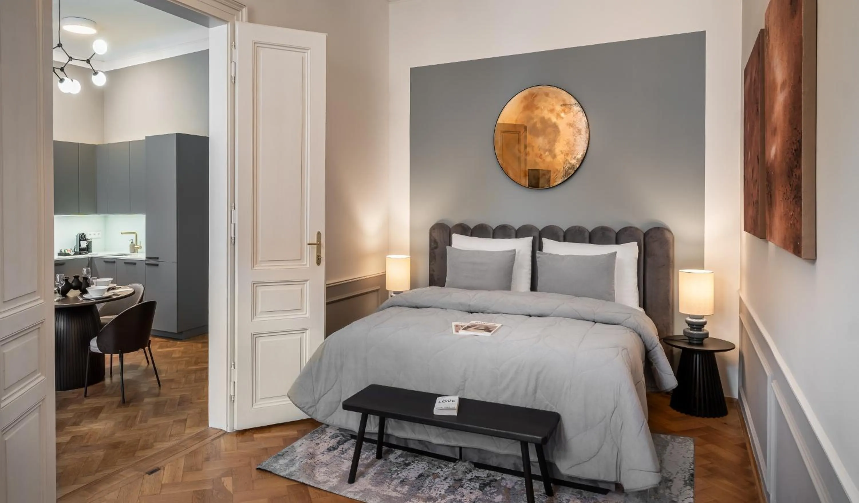 Bed in River Dance Suites by Adrez