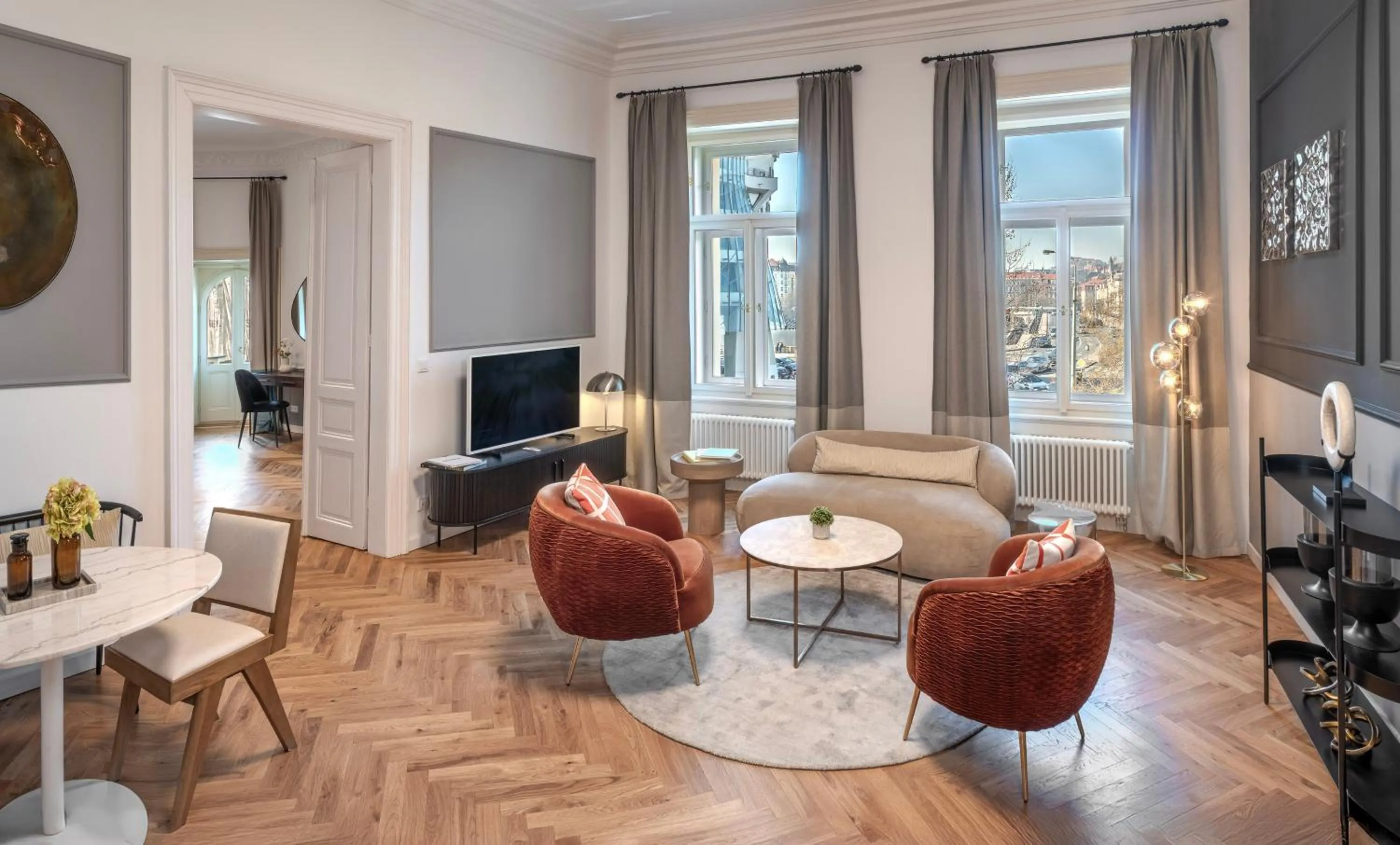 Living room in River Dance Suites by Adrez