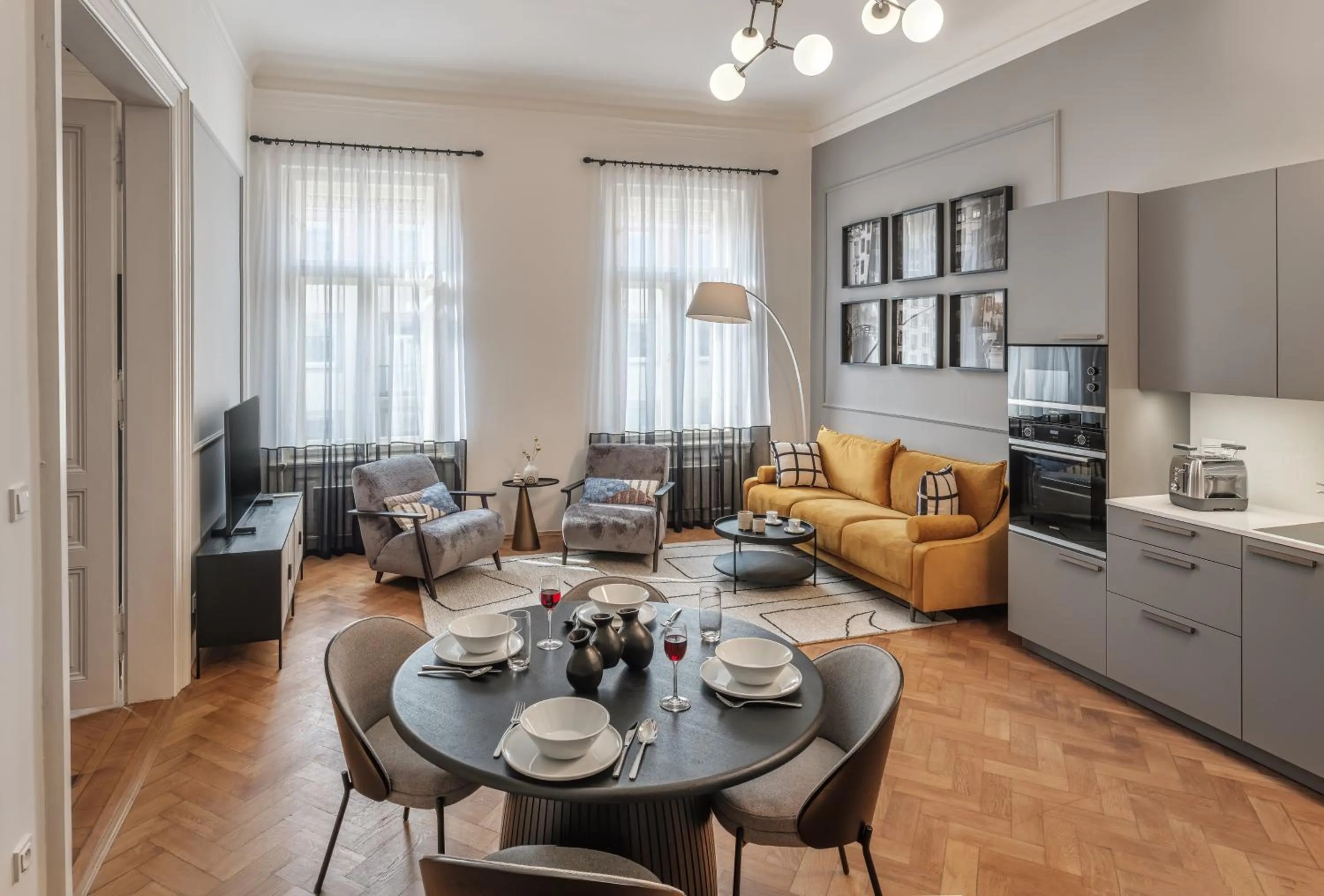 Living room in River Dance Suites by Adrez