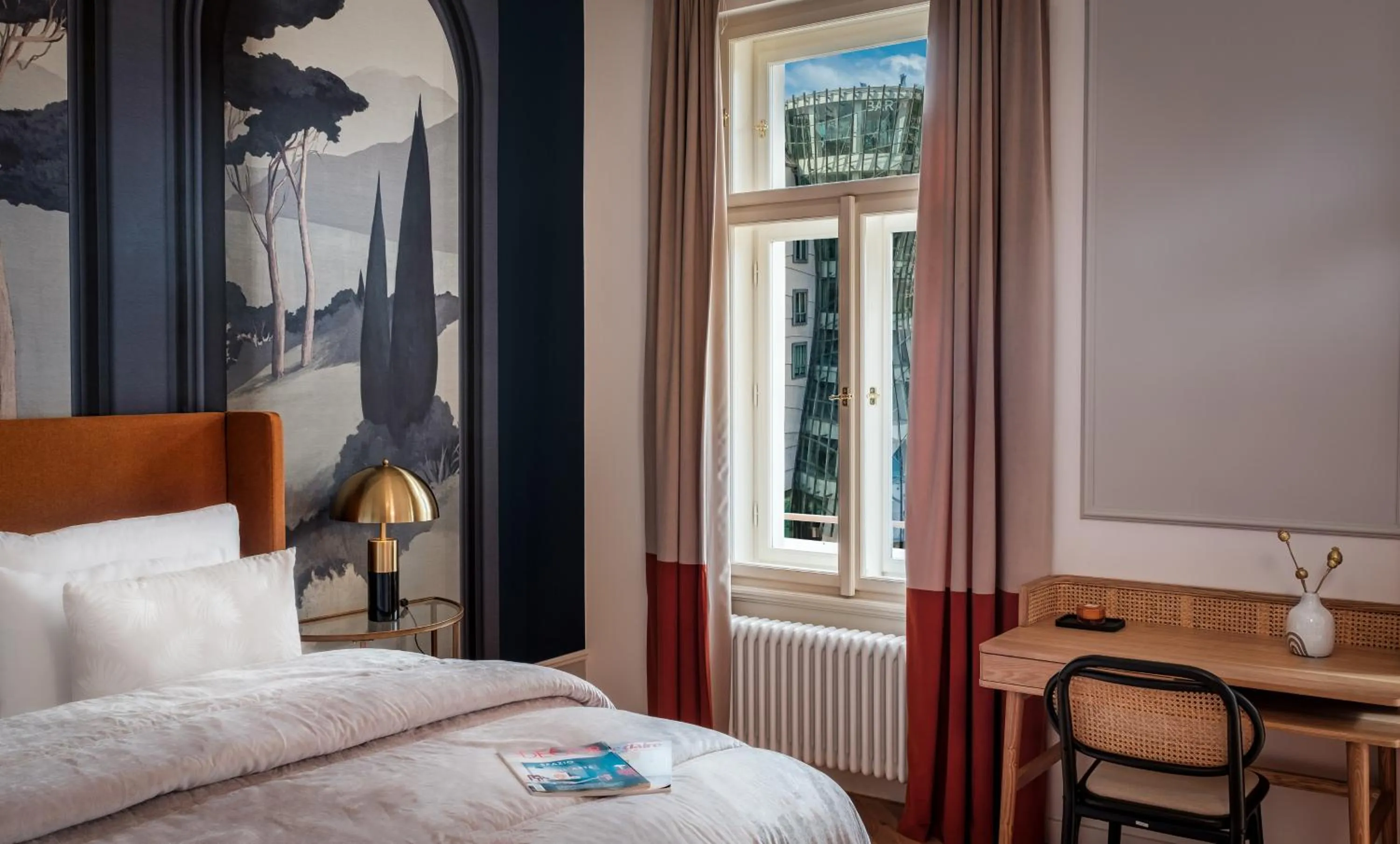 Bed in River Dance Suites by Adrez