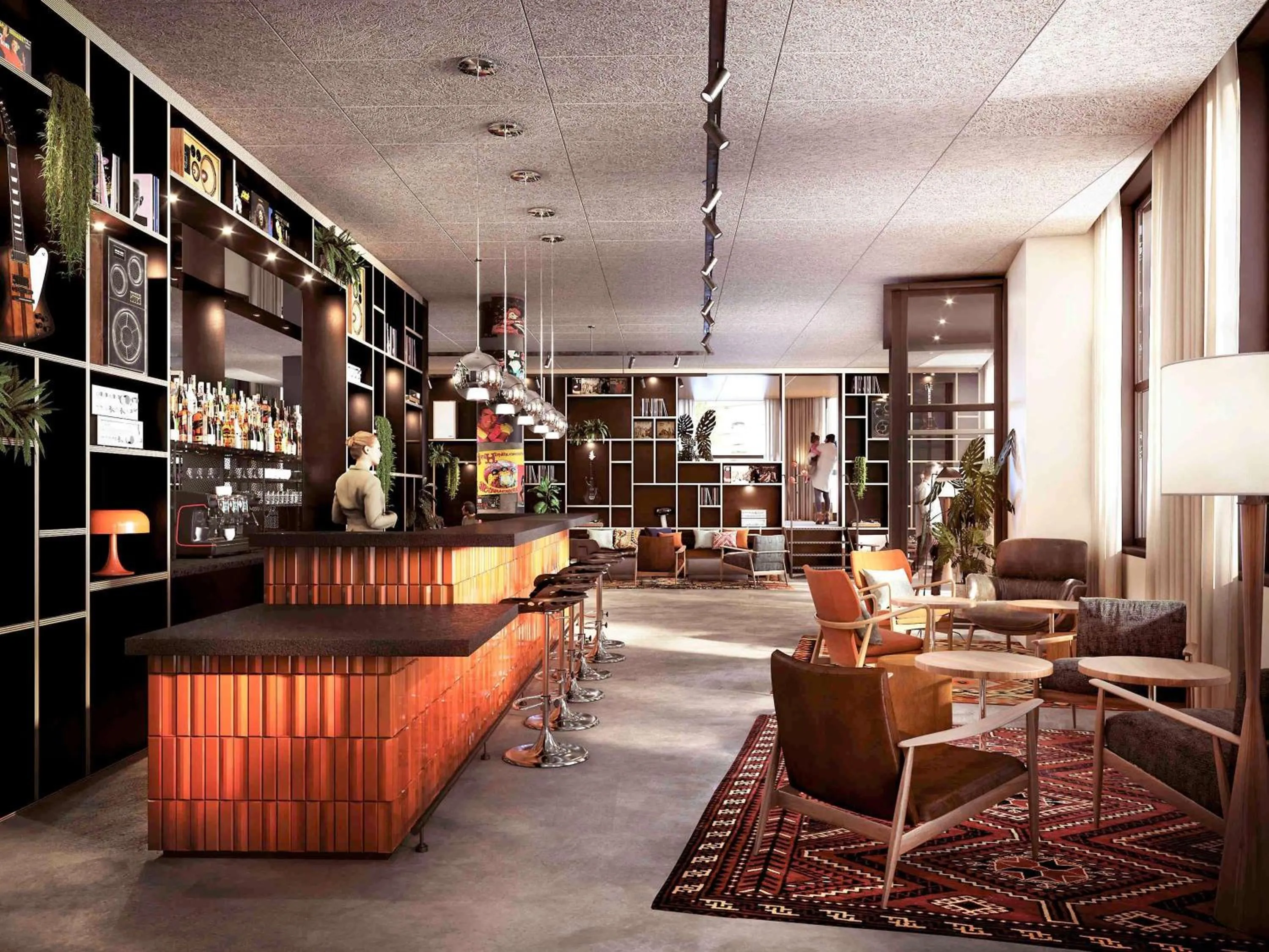Lounge or bar in ibis Styles Paris Villejuif
