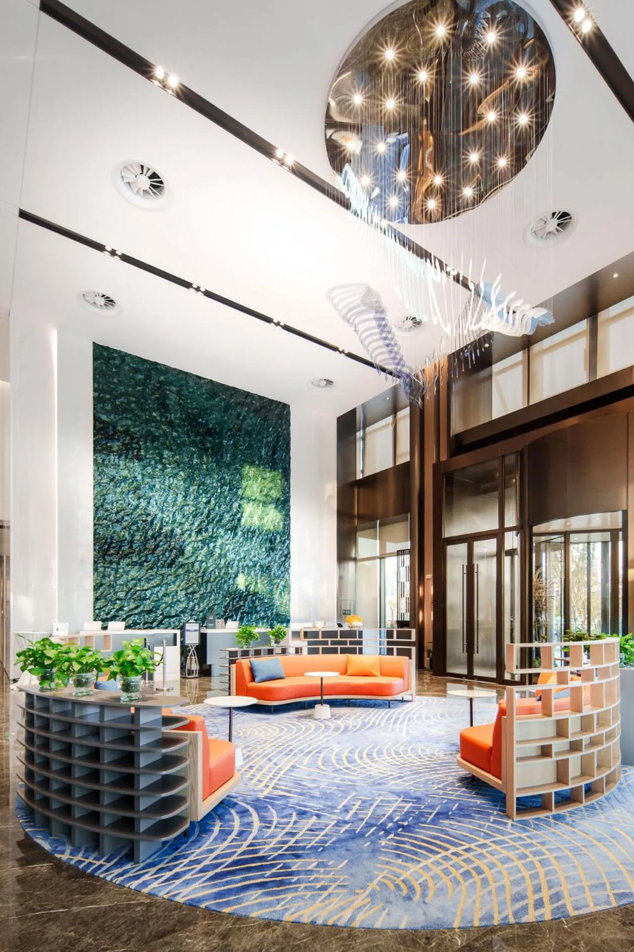 Lobby or reception in Novotel Nanjing Airport