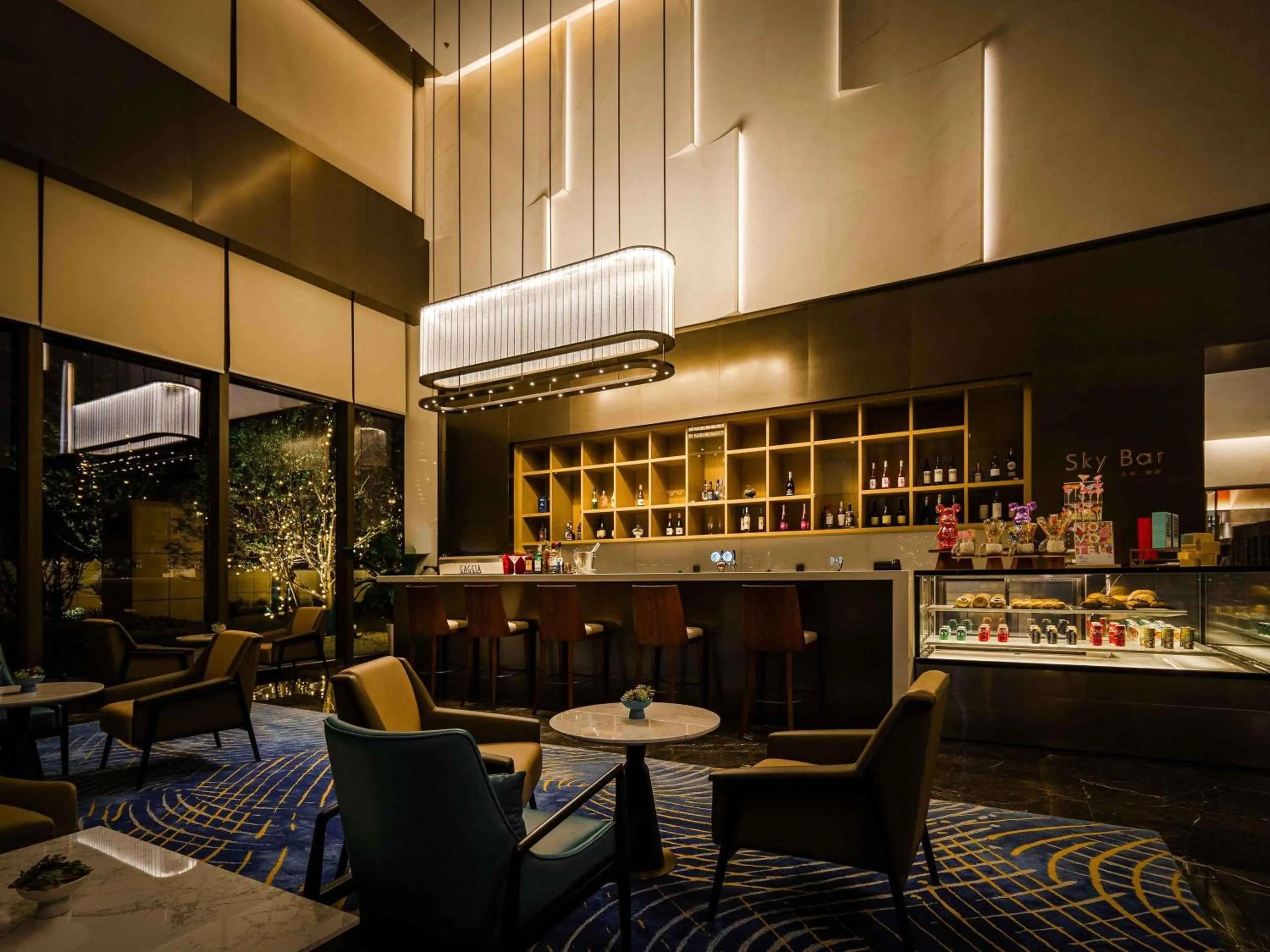 Lounge or bar in Novotel Nanjing Airport