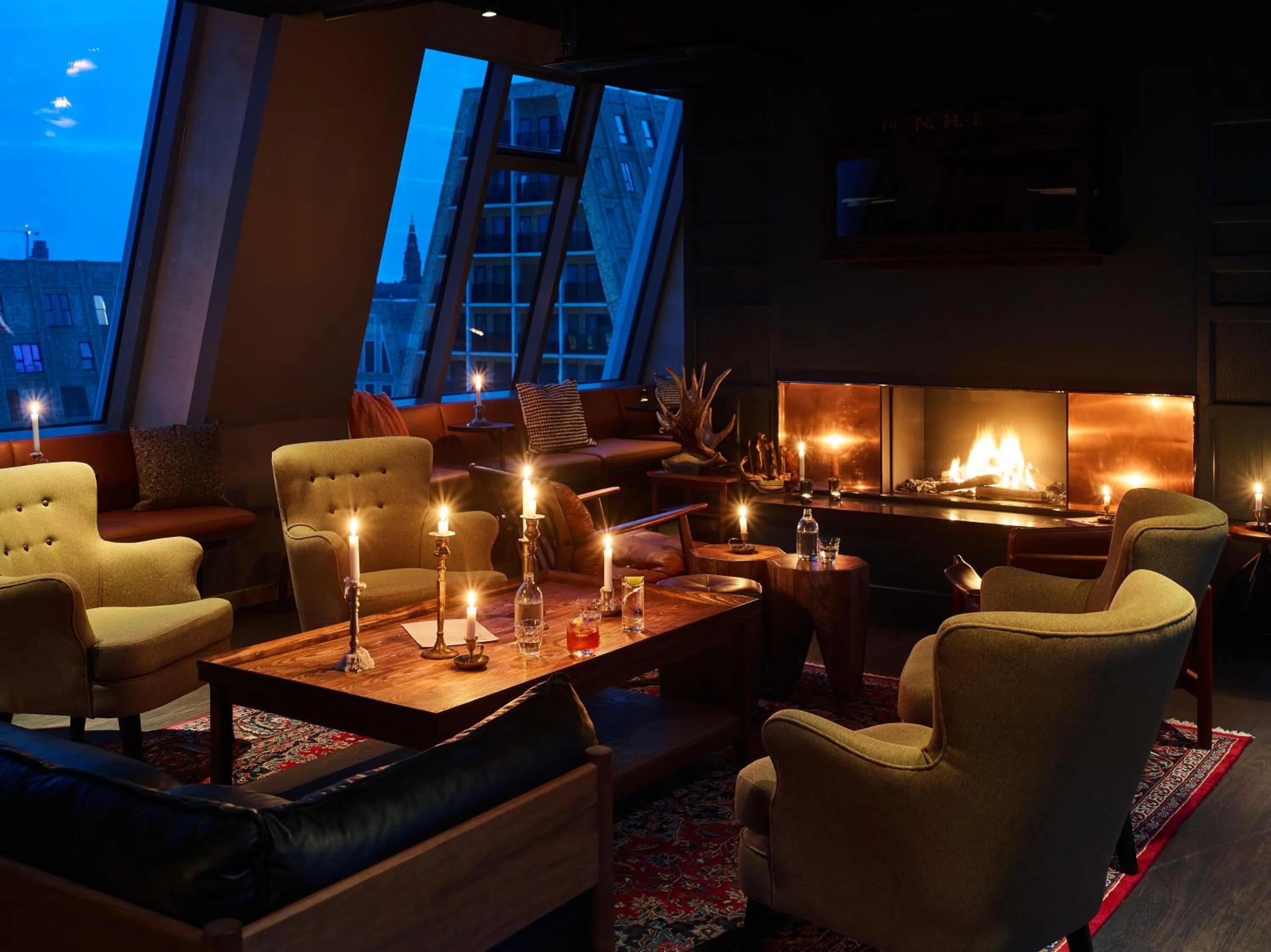 Lounge or bar in 25hours Hotel Paper Island