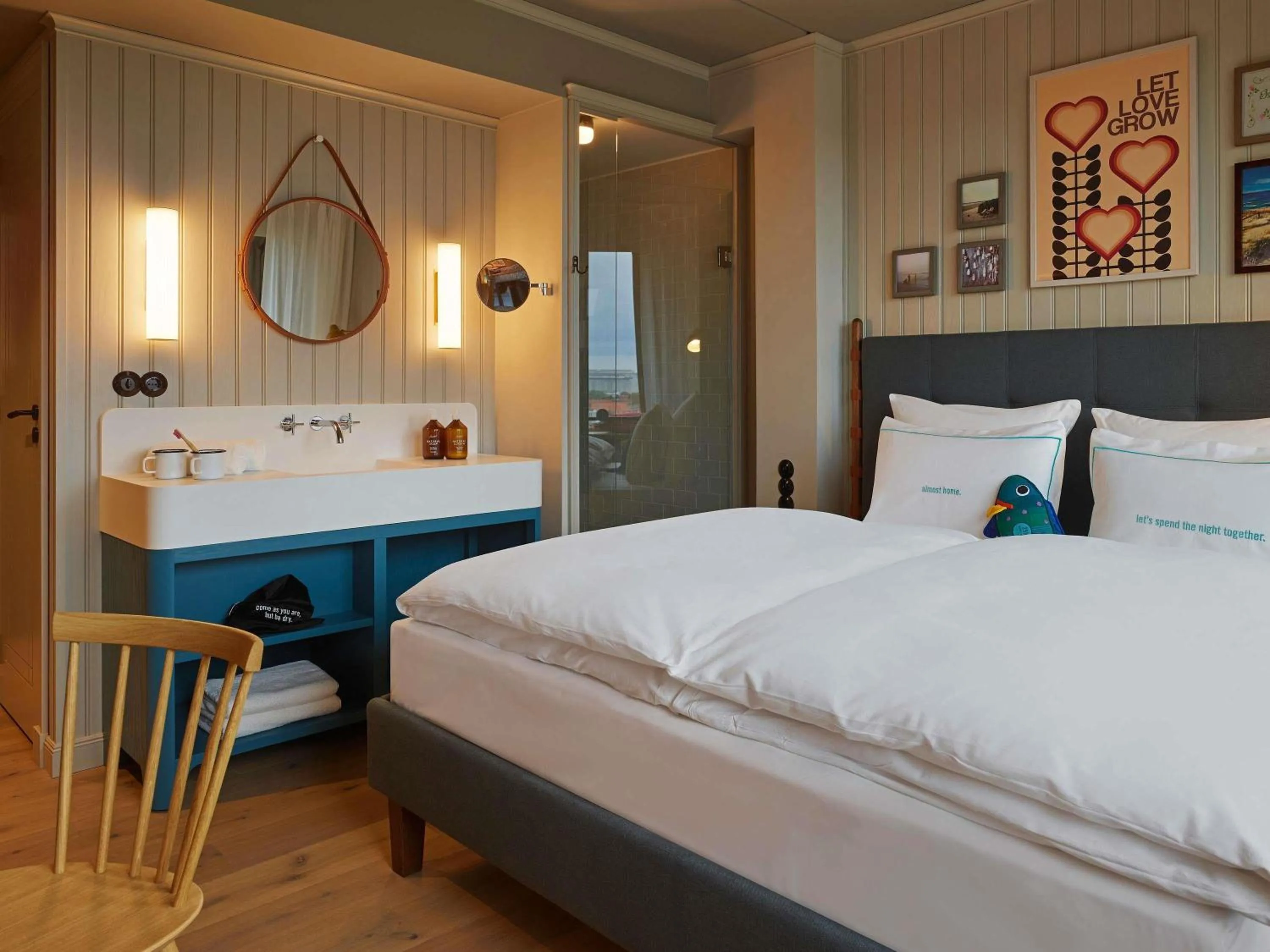 Bedroom, Bed in 25hours Hotel Paper Island