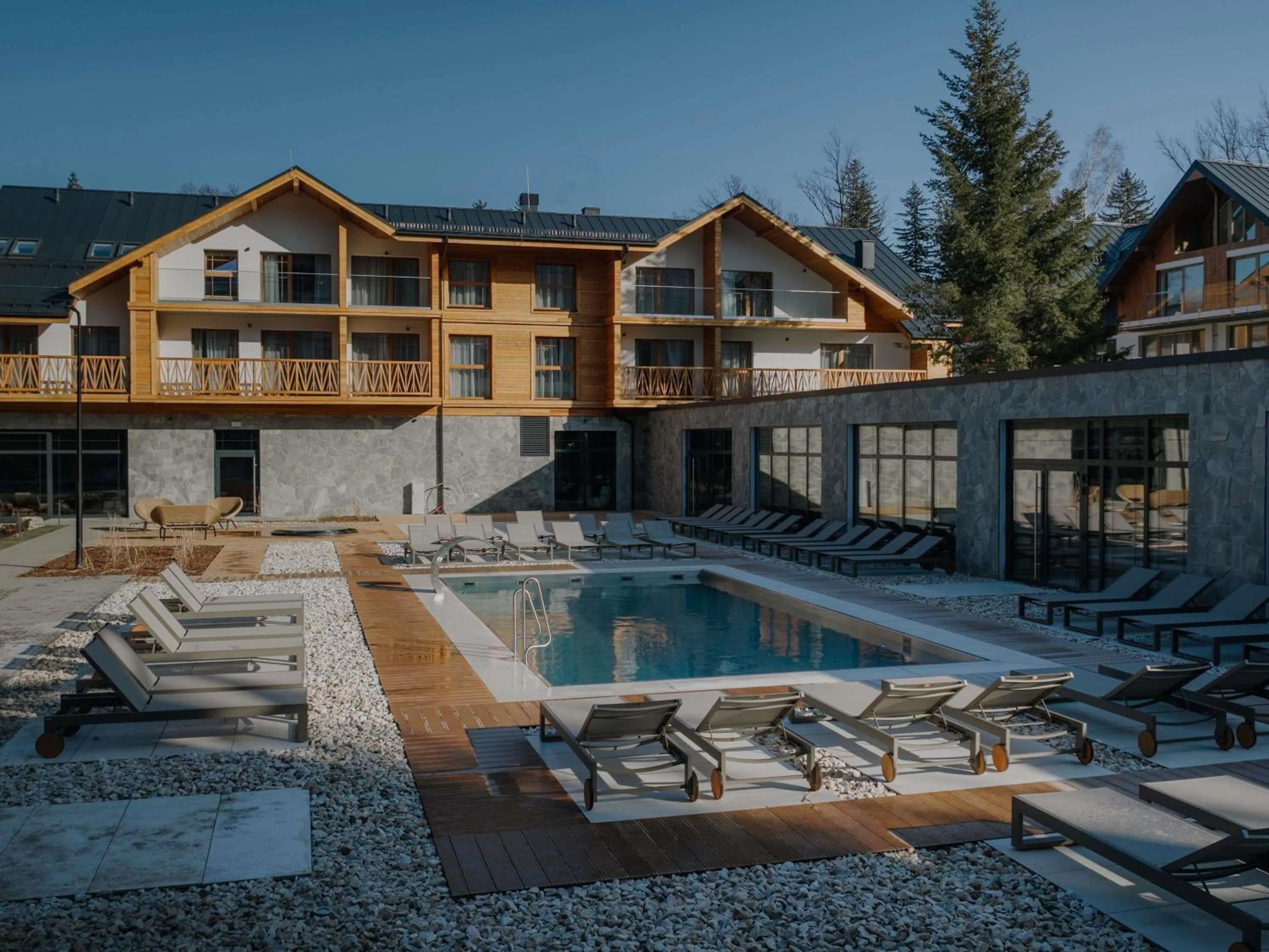 Pool view in Mövenpick Resort & Spa Karpacz