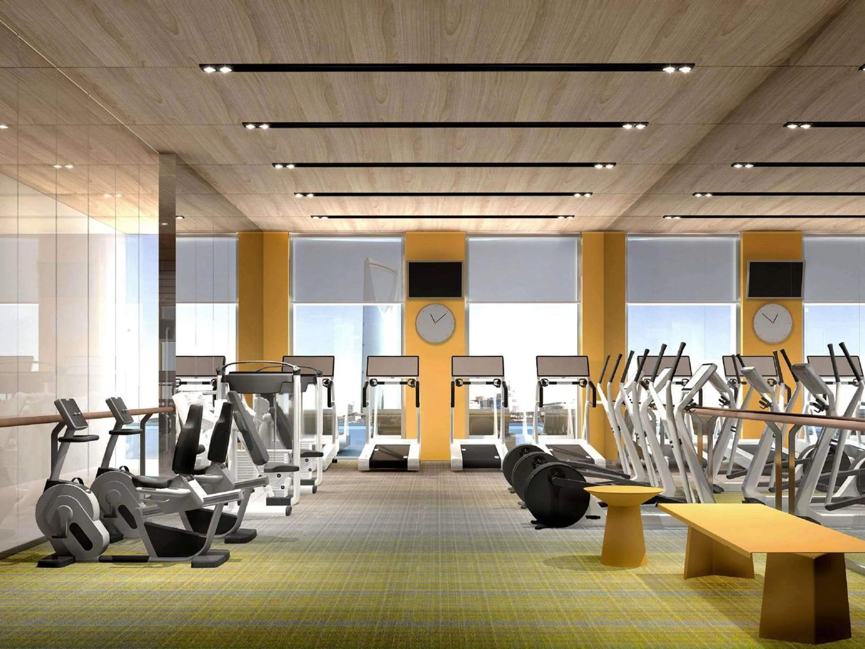 Fitness centre/facilities in Novotel Riyadh Sahafa