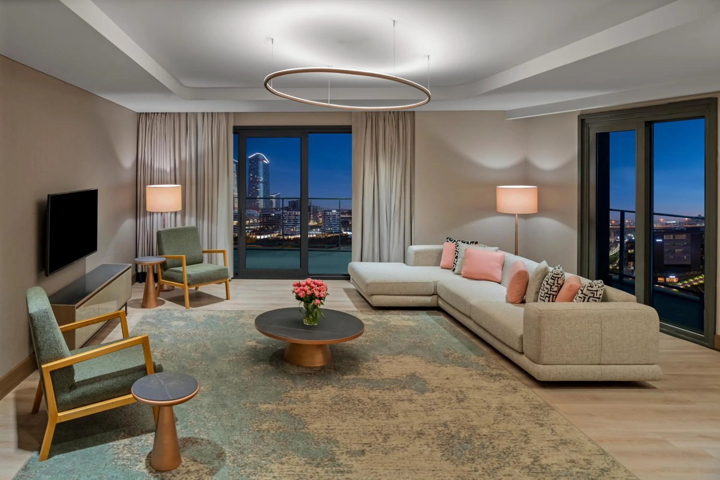 Living room in Mövenpick Living Istanbul Saklivadi