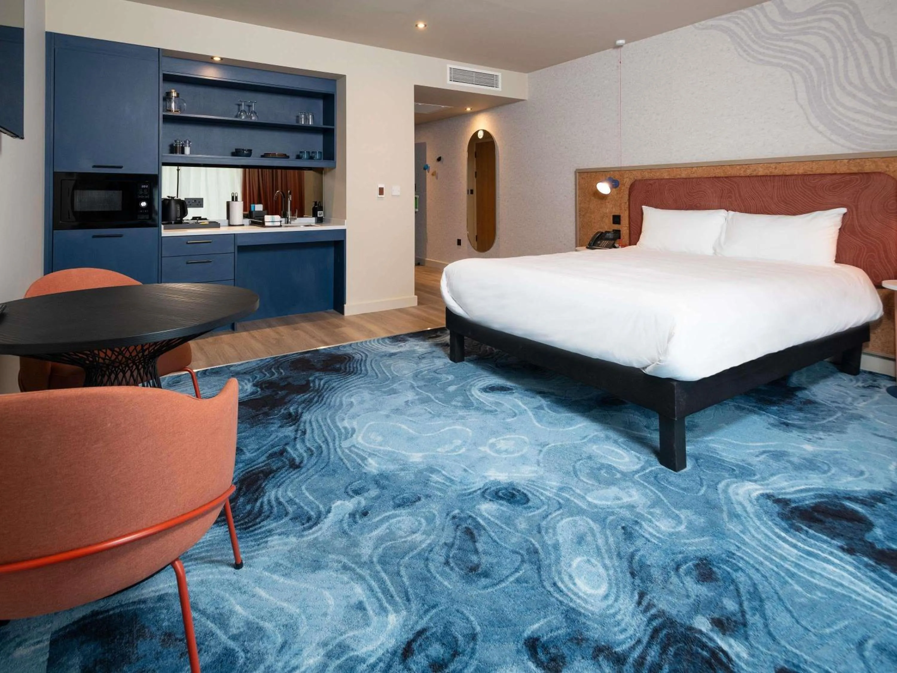 Bedroom, Bed in ibis Styles Burton On Trent