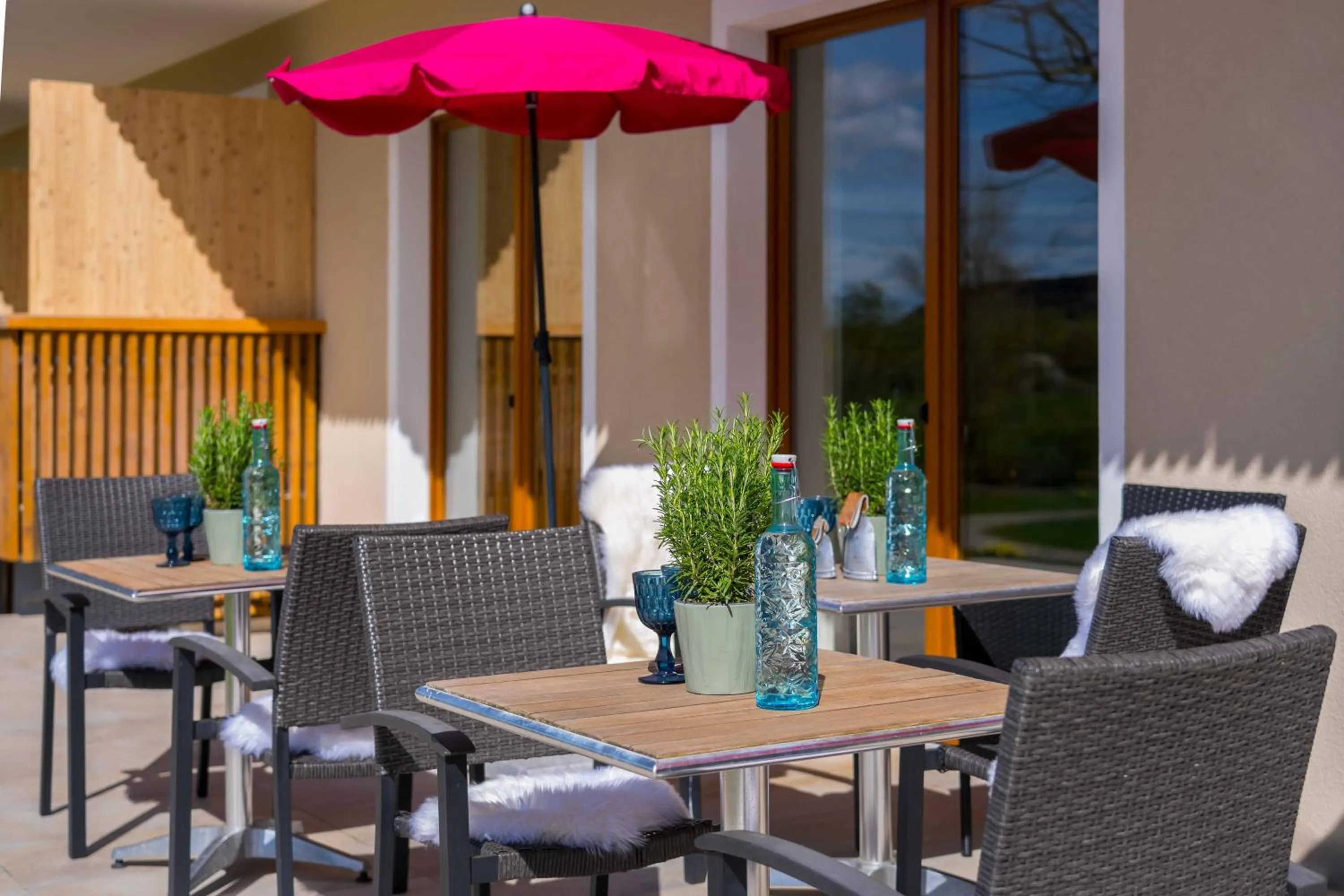 Balcony/Terrace in Chalet An der Brunnader - Ihr perfekter Rückzugsort in der Bayerischen Toskana