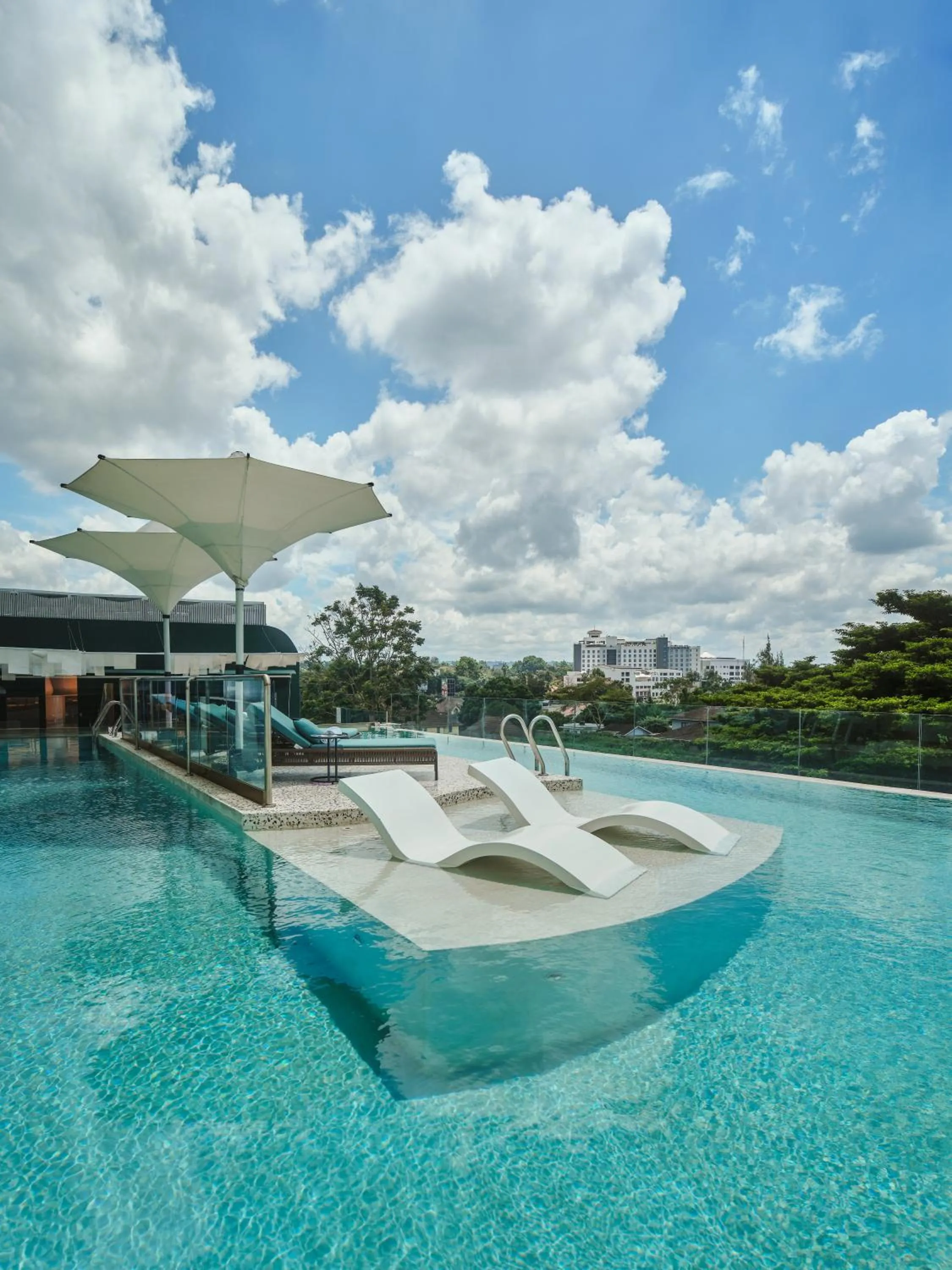Pool view in Gem Forest Hotel Nairobi - MGallery Collection