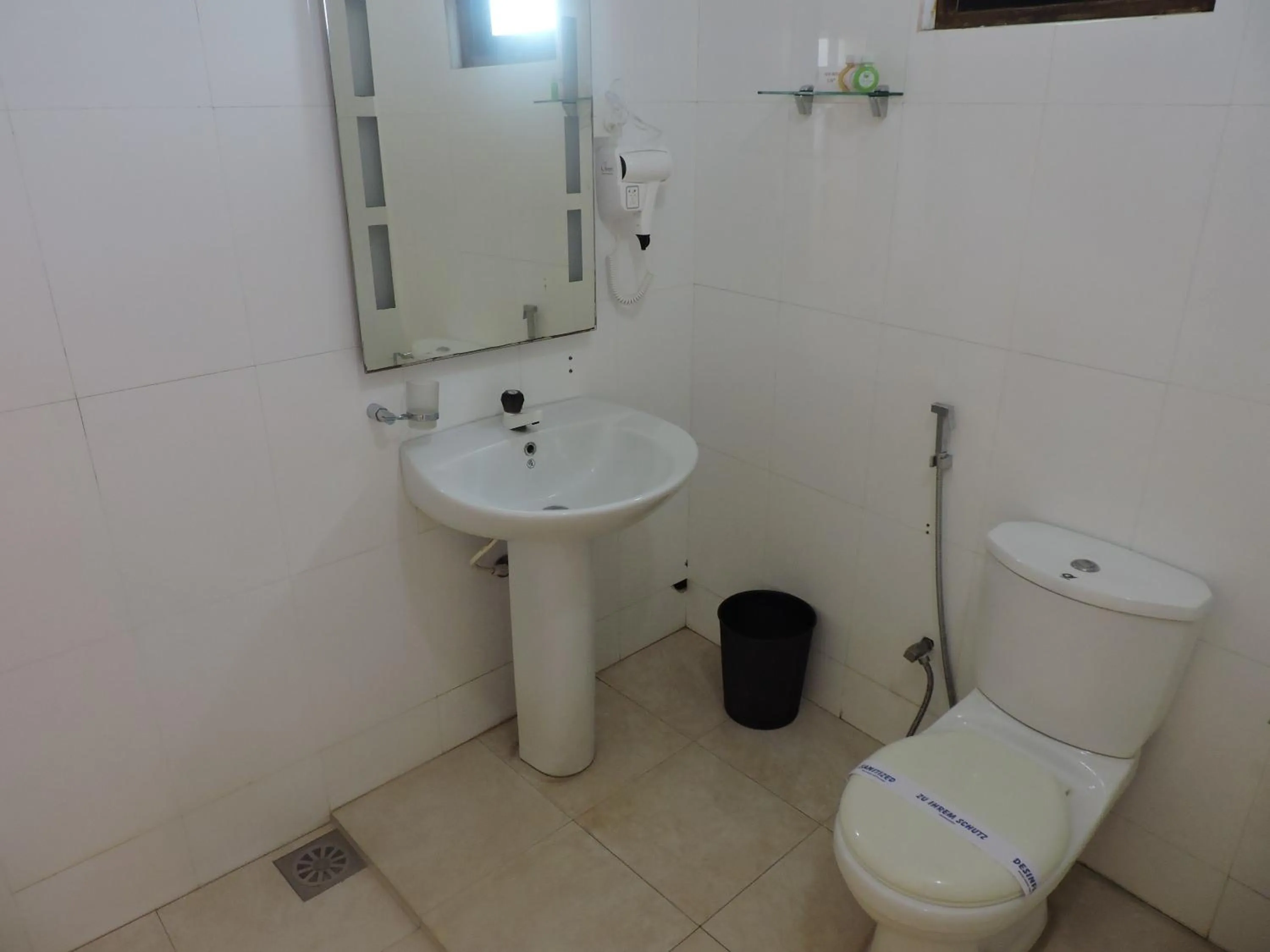 Shower in Villa Hotel