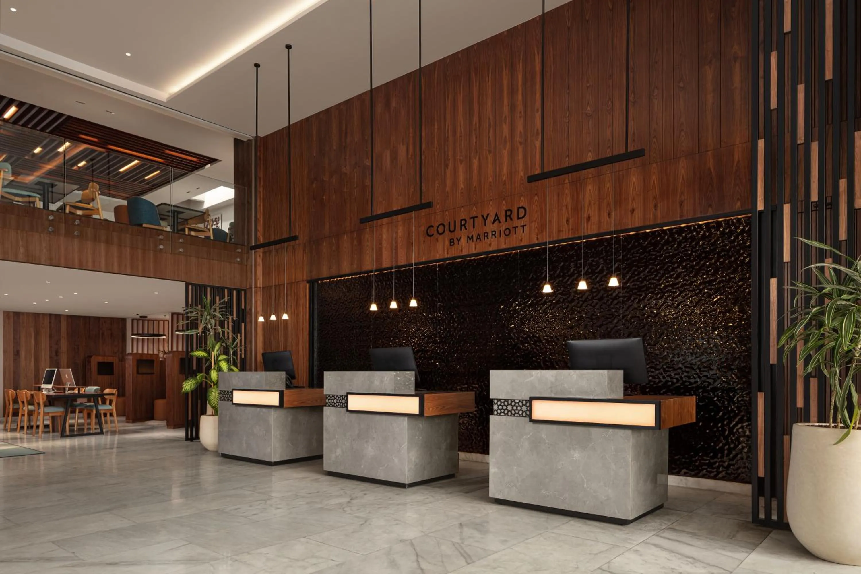 Lobby or reception in Courtyard by Marriott Casablanca Downtown
