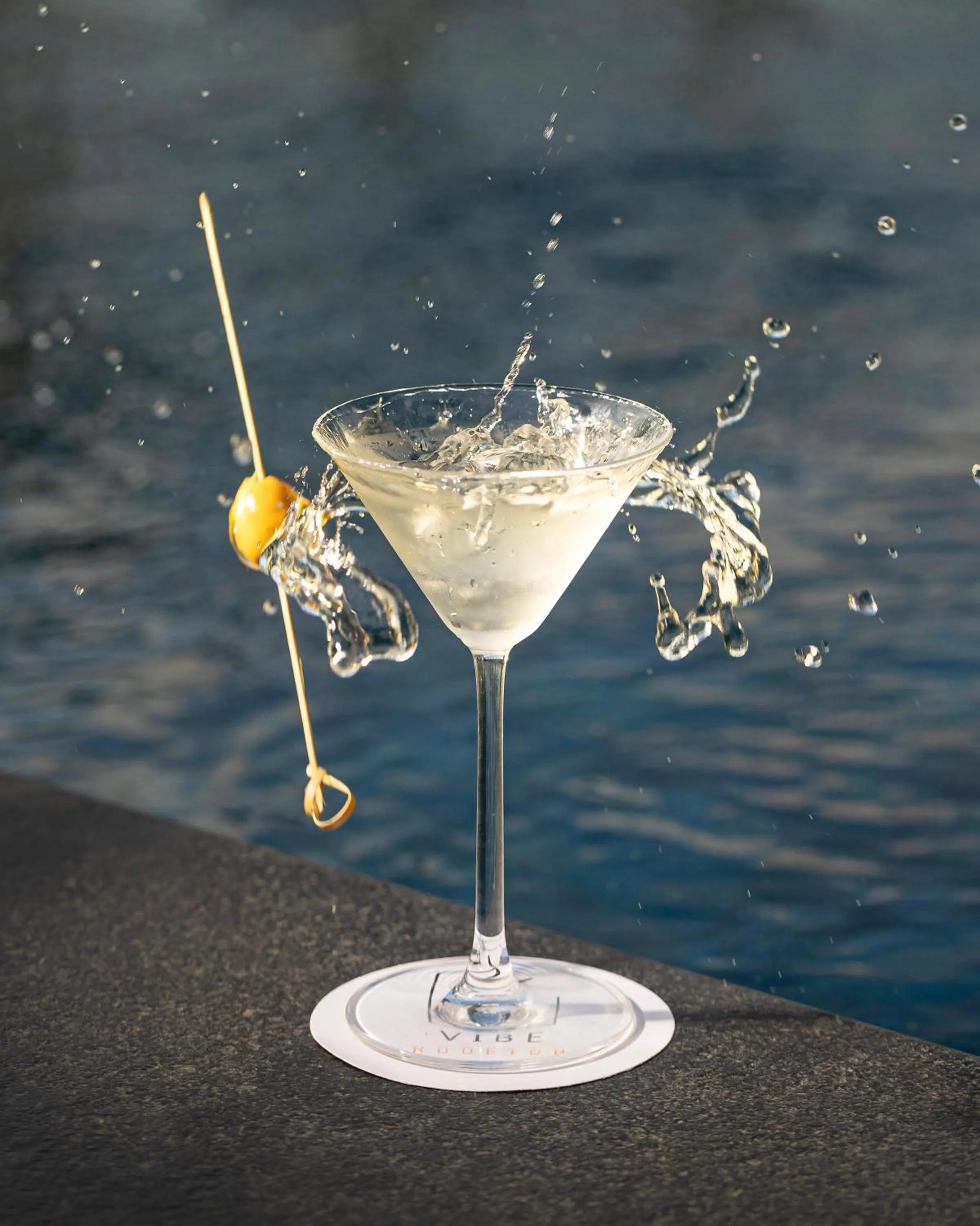 Drinks in Courtyard by Marriott Casablanca Downtown