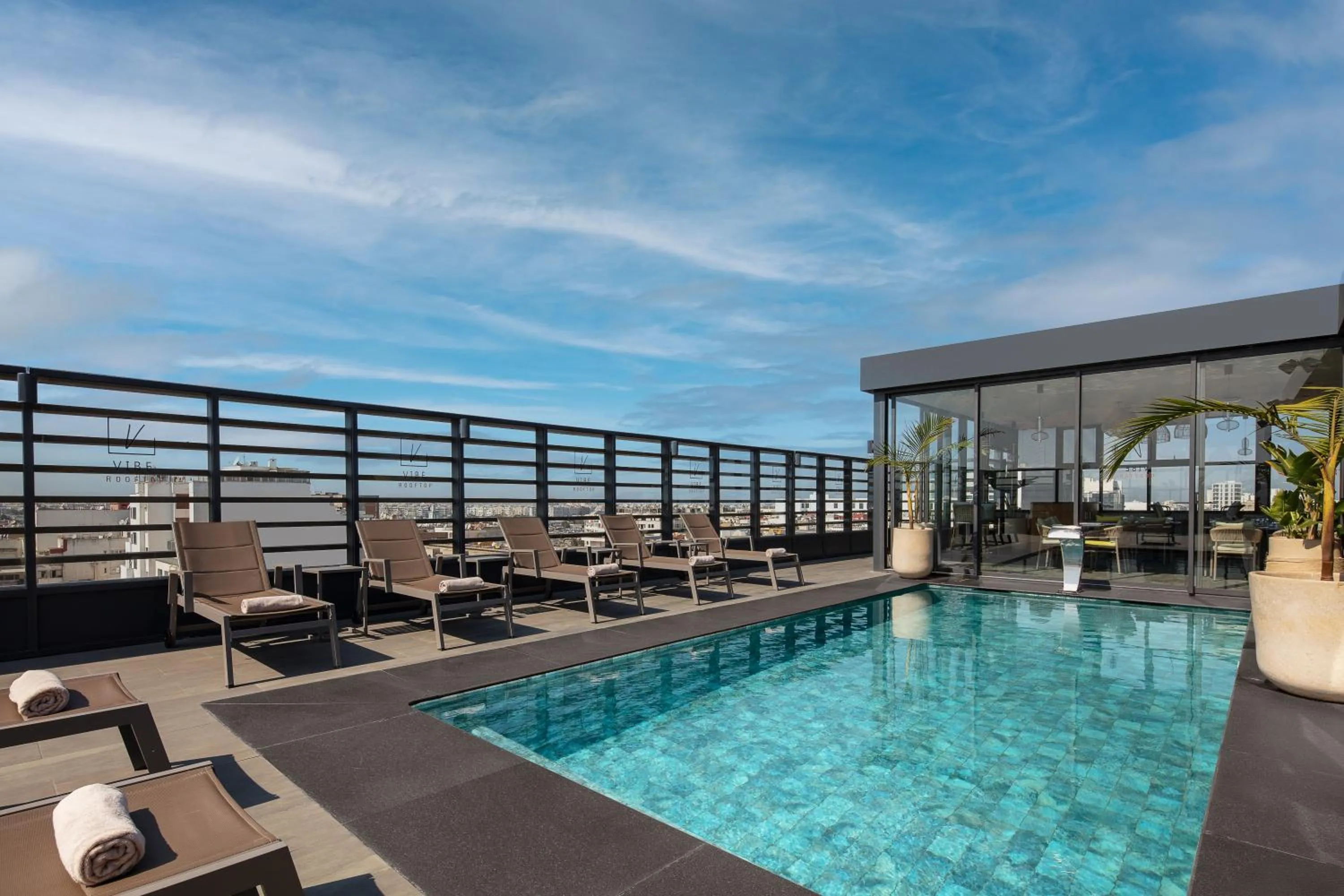 Swimming pool in Courtyard by Marriott Casablanca Downtown