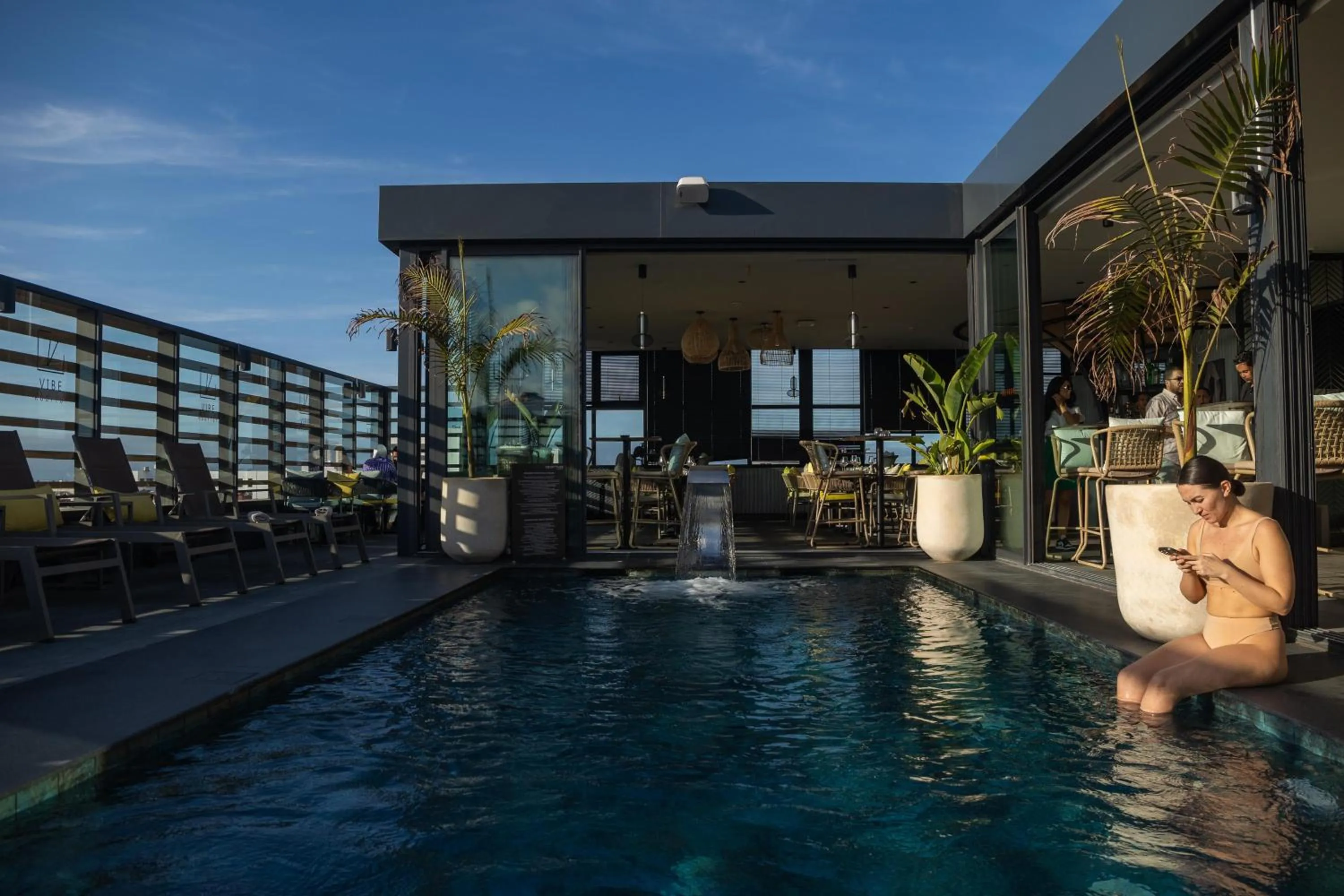 Swimming pool in Courtyard by Marriott Casablanca Downtown
