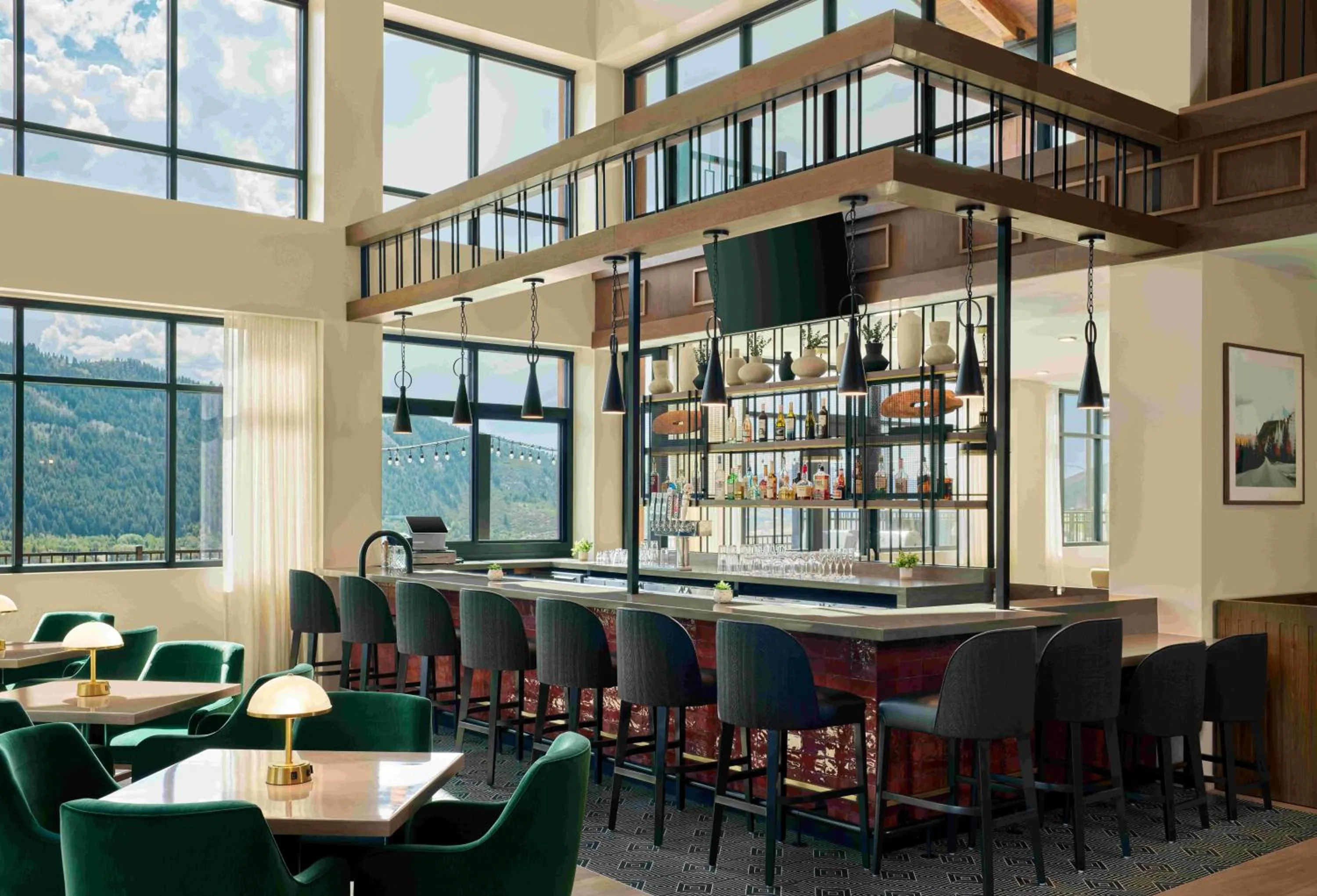 Lounge or bar in TownePlace Suites by Marriott Avon Vail Valley