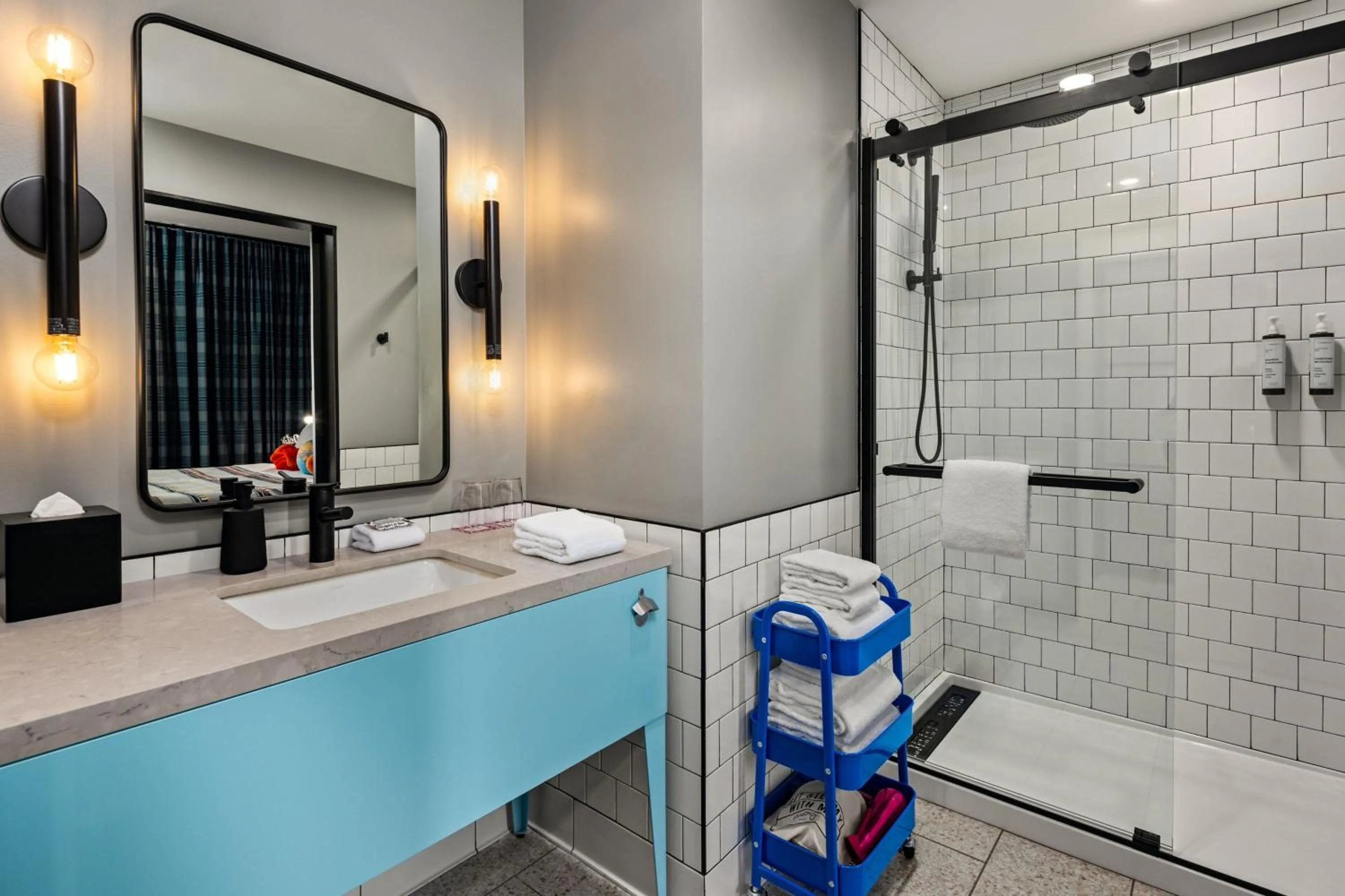 Bathroom in Moxy Madison Downtown