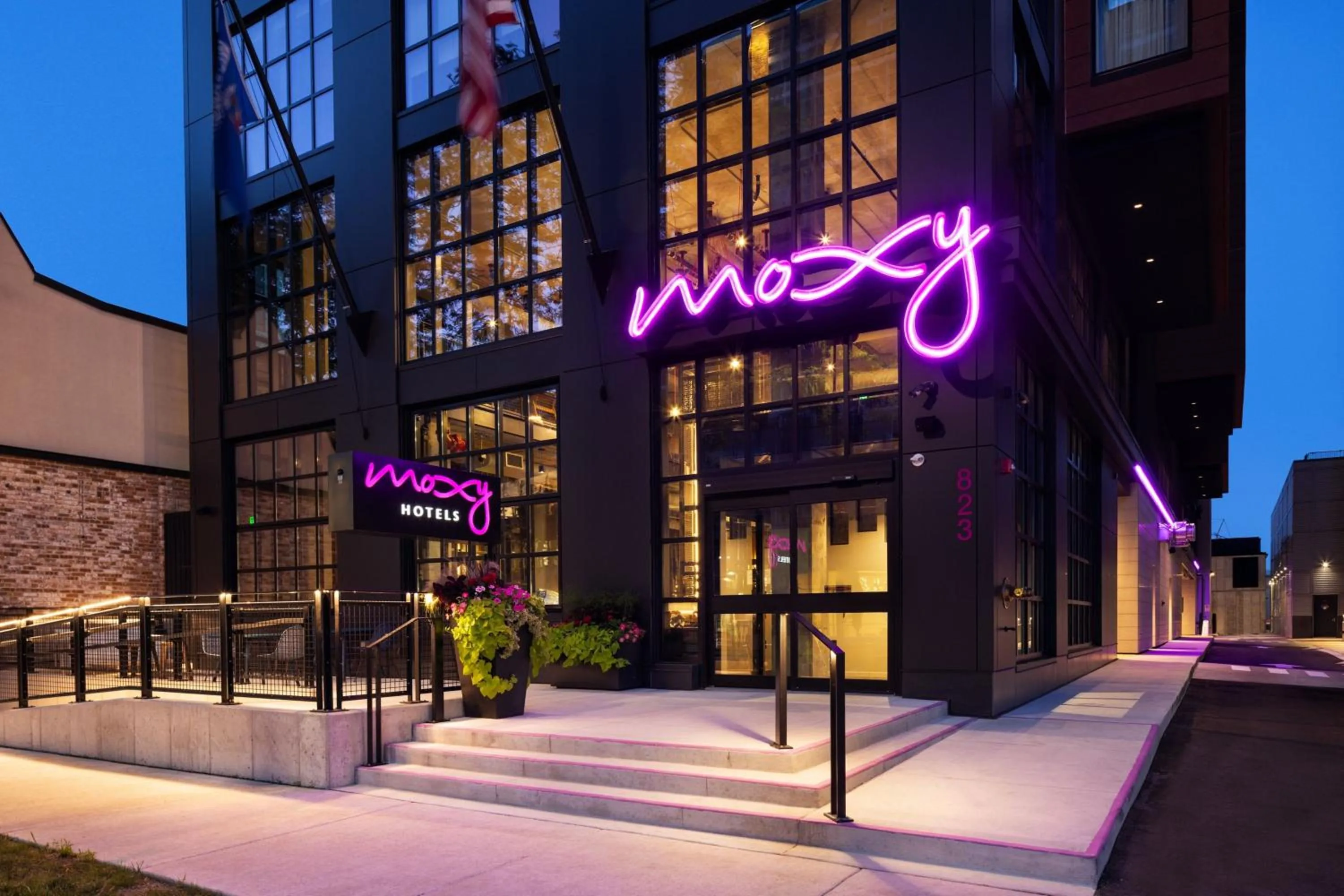 Property building in Moxy Madison Downtown