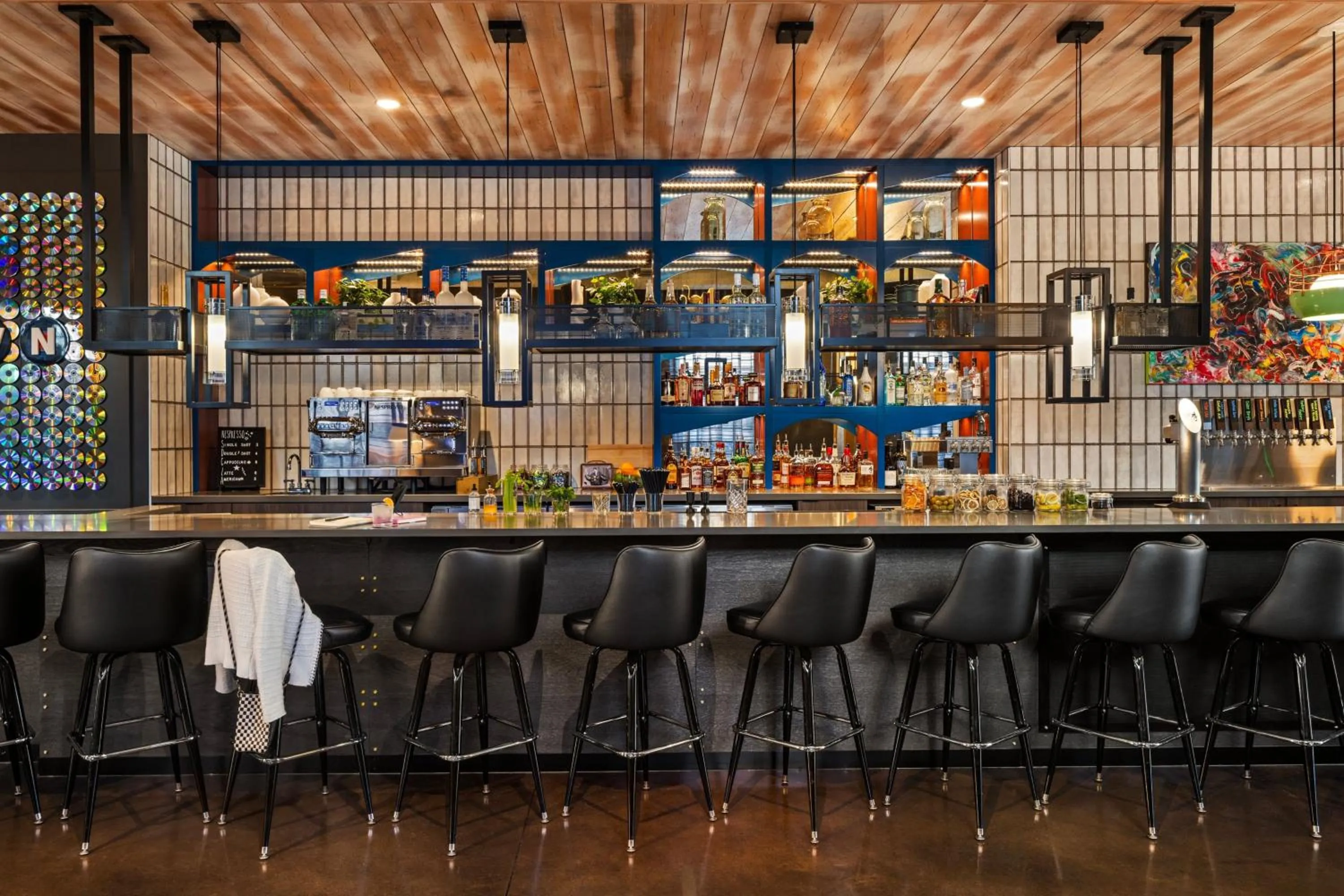 Lounge or bar in Moxy Madison Downtown