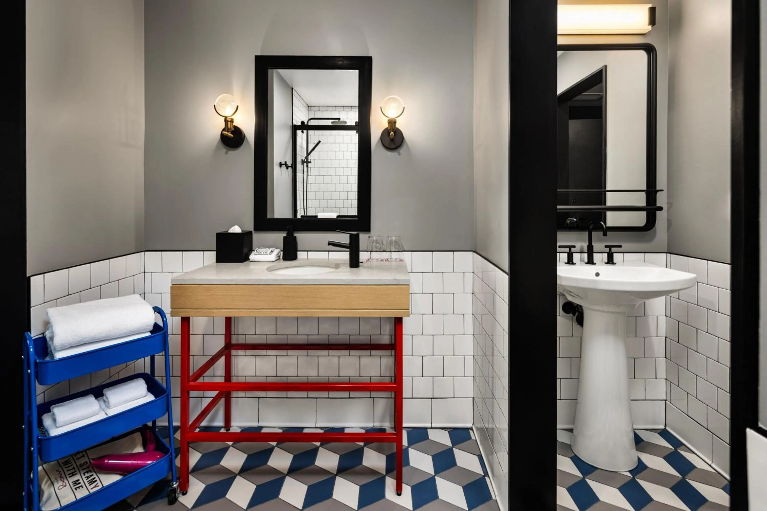 Bathroom in Moxy Madison Downtown