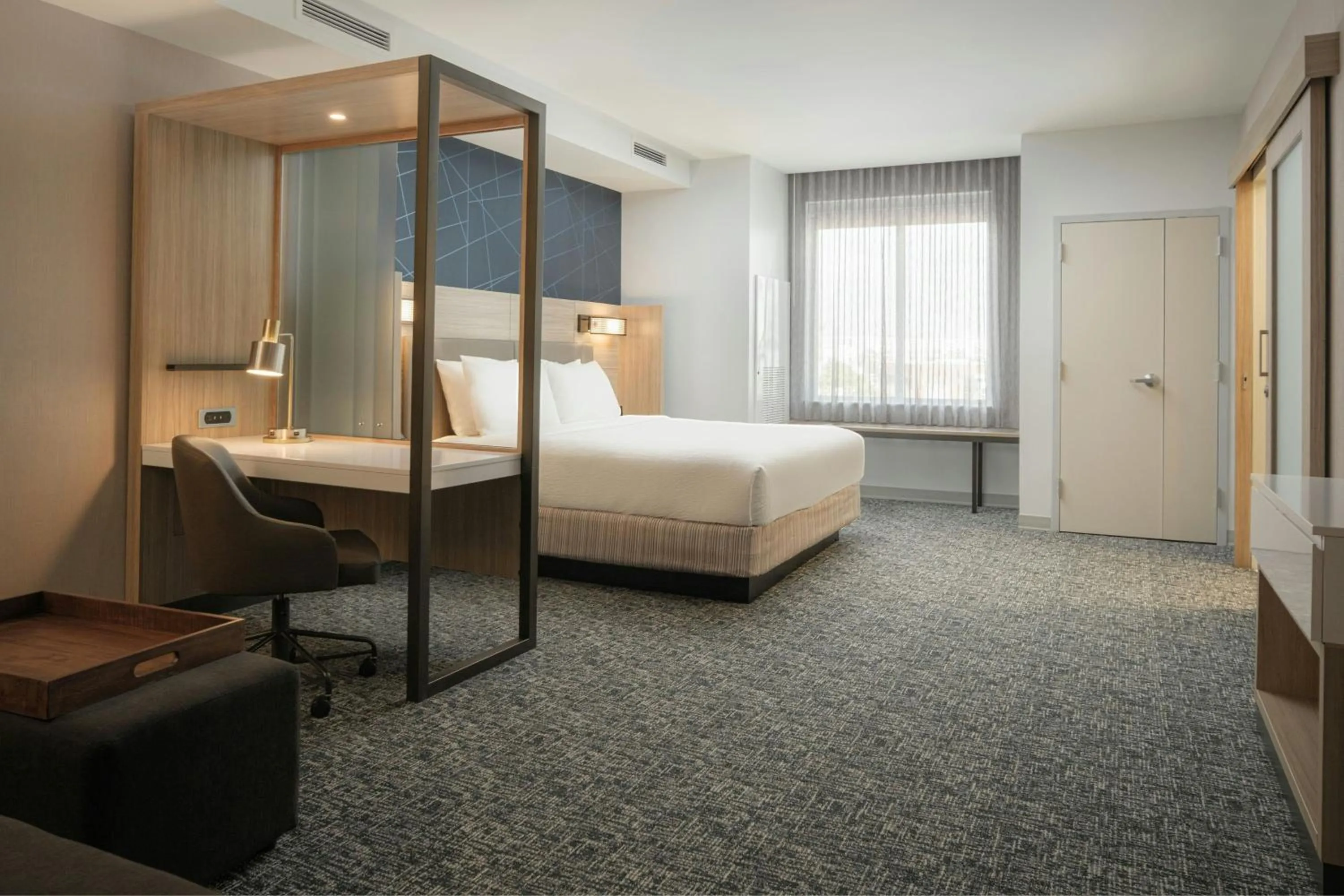 Bedroom, Bed in SpringHill Suites by Marriott Tampa Downtown