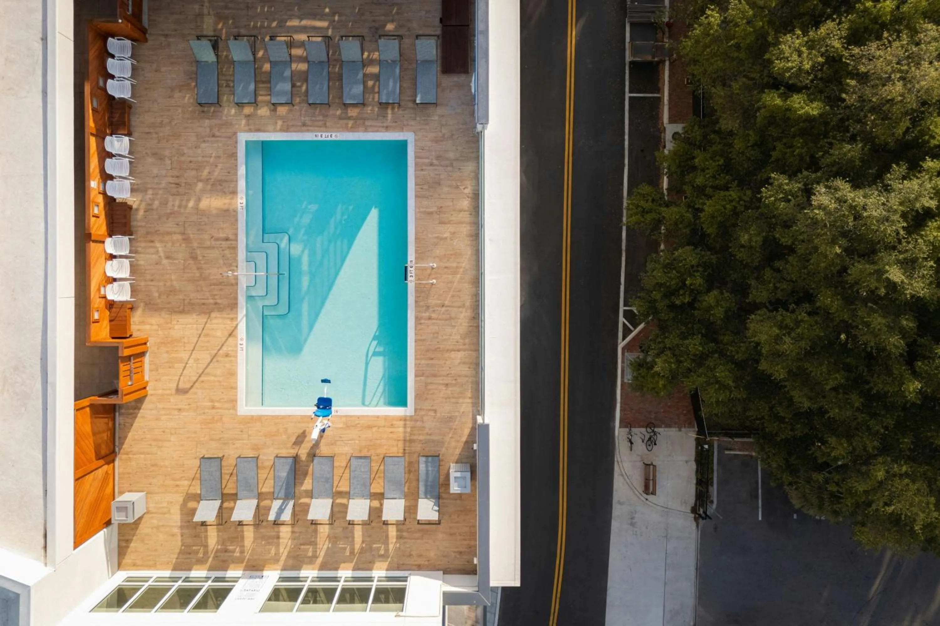 Swimming pool in SpringHill Suites by Marriott Tampa Downtown