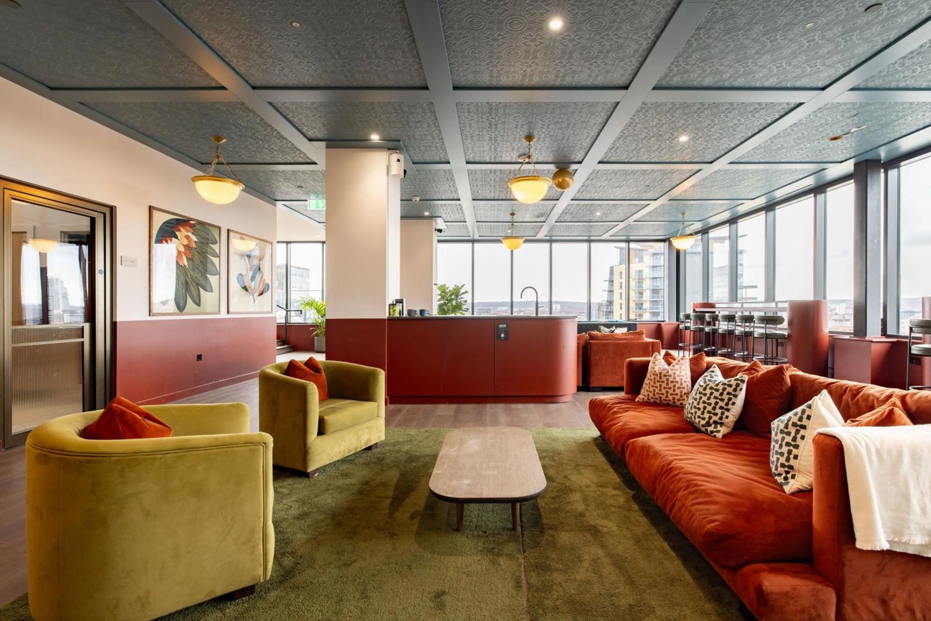 Communal lounge/ TV room in Charles Hope Leeds