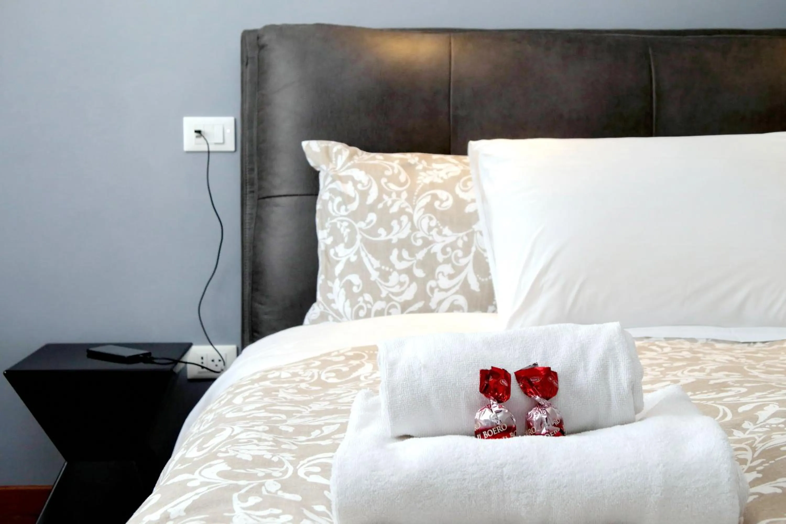 Bed in Sapphire Apartment