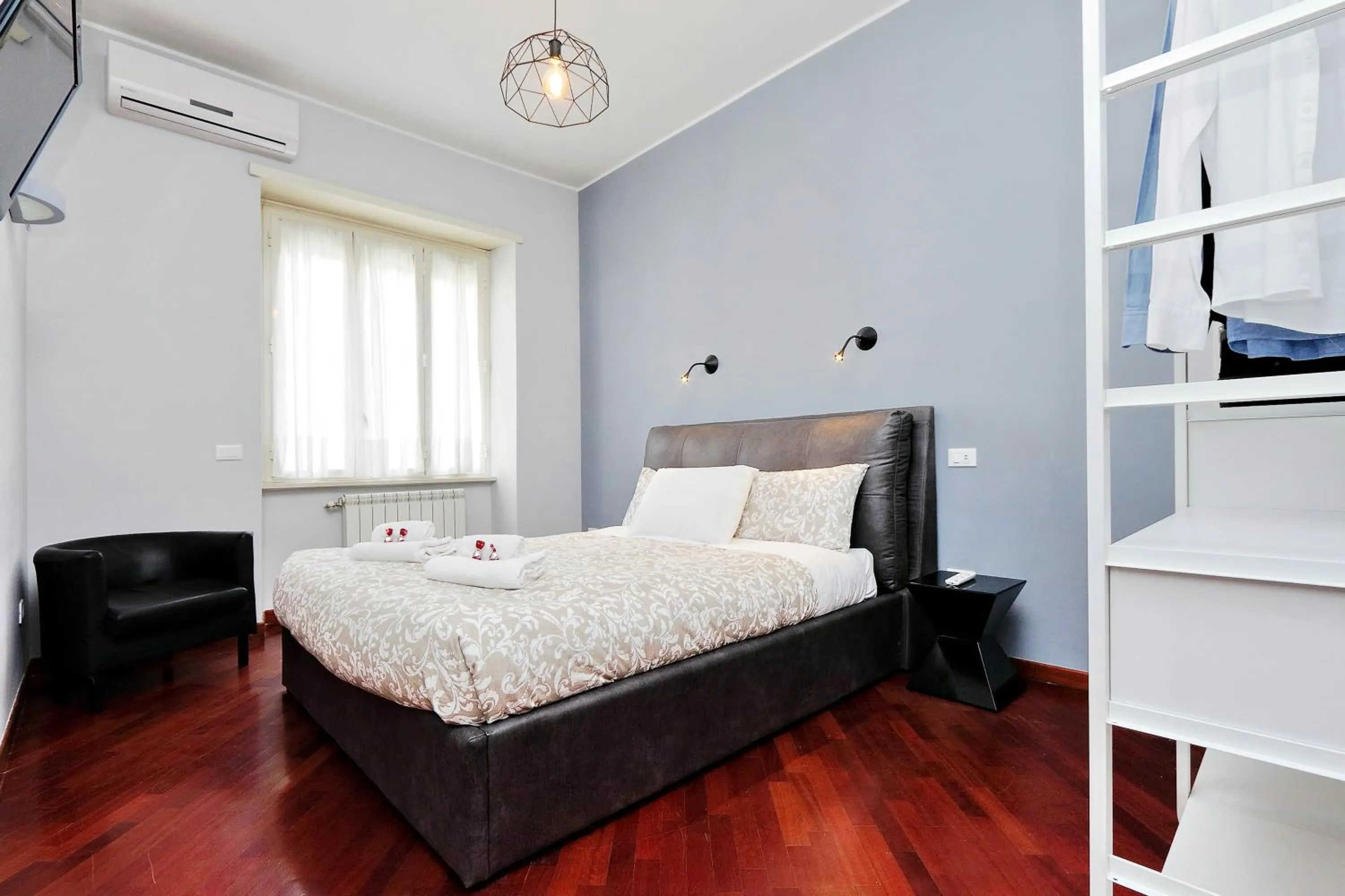 Bed in Sapphire Apartment