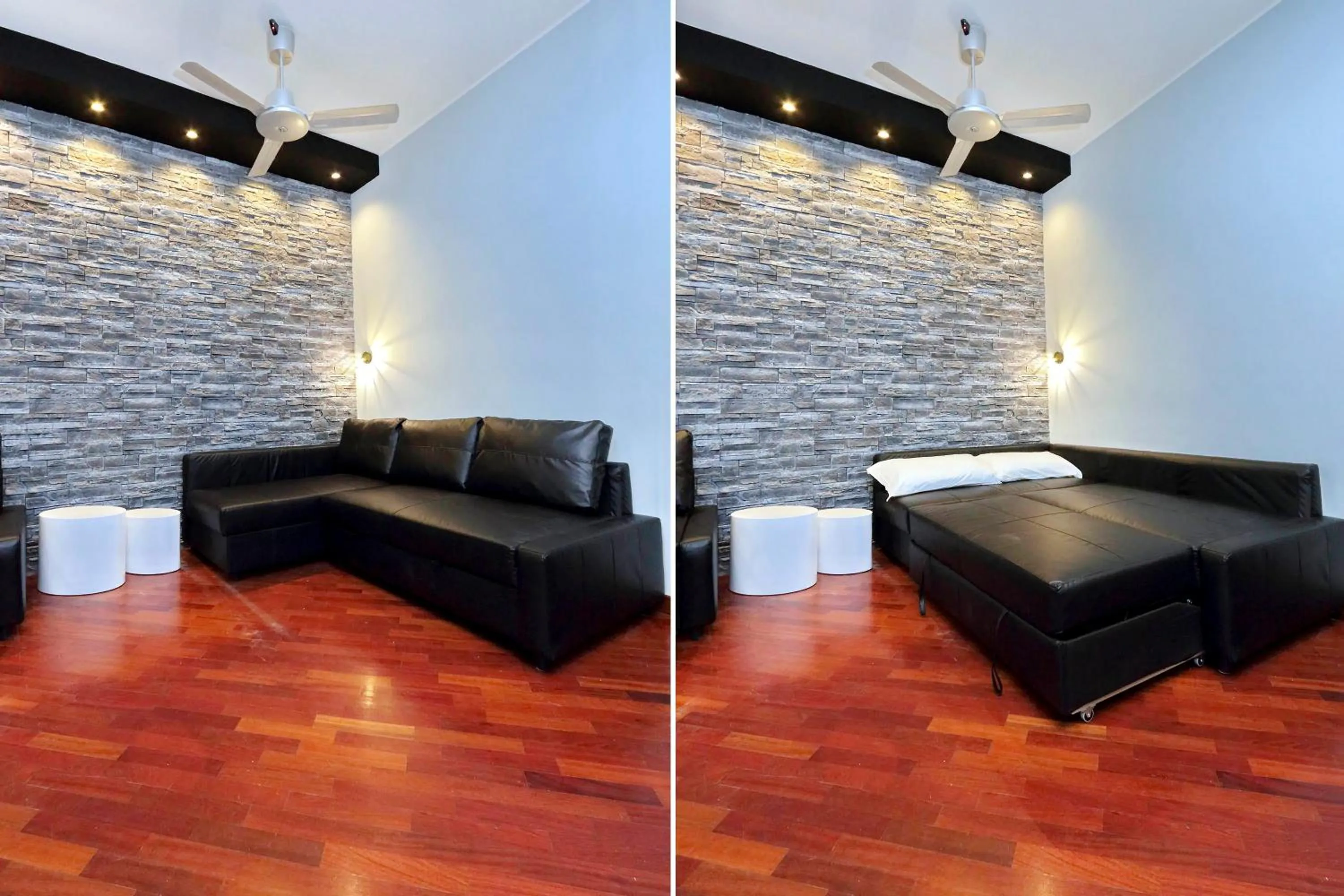 Bed in Sapphire Apartment