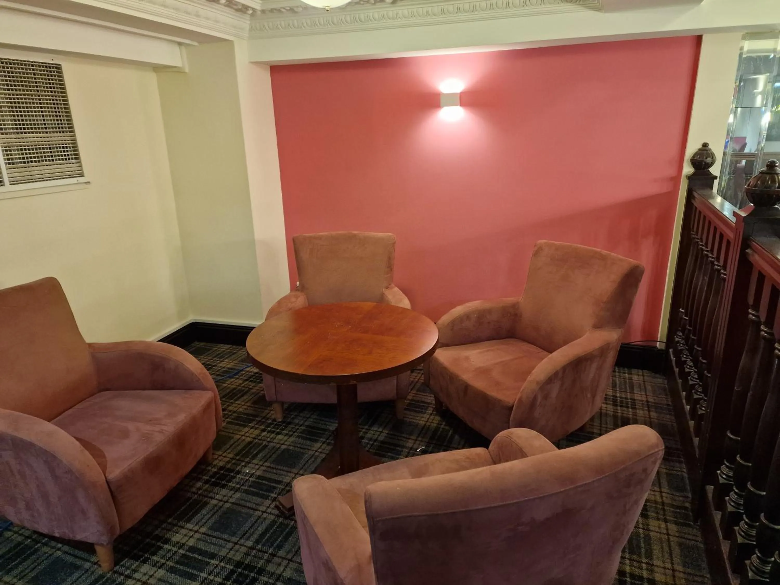 Communal lounge/ TV room in Britannia Hotel Birmingham New Street Station Birmingham