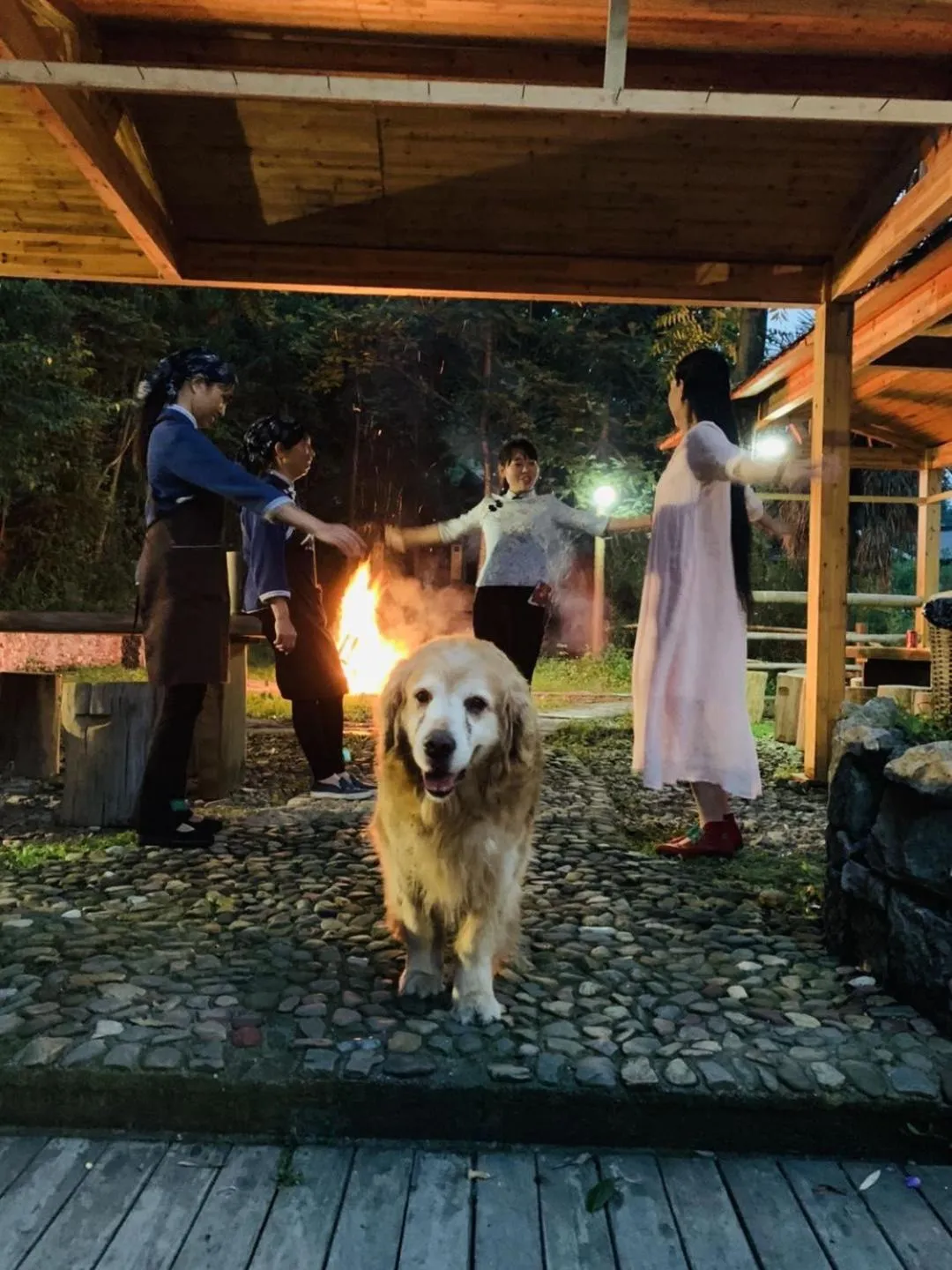 People in No.5 Valley Lodge